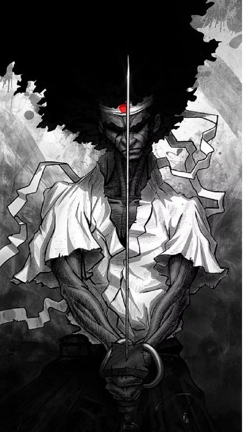 Arfo samurai, afro, samurai, HD phone