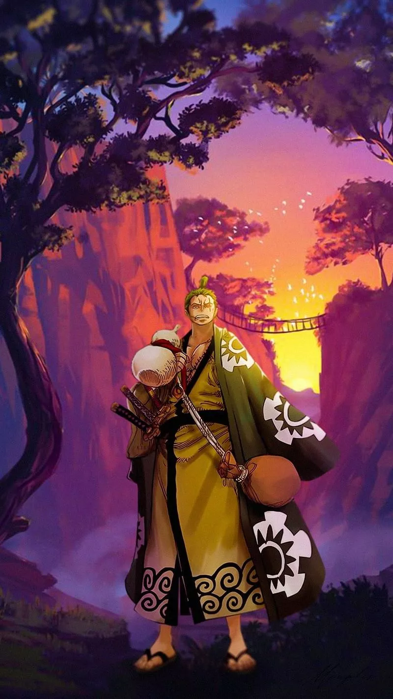 Zoro, Wano, Anime, One Piece, Manga, HD