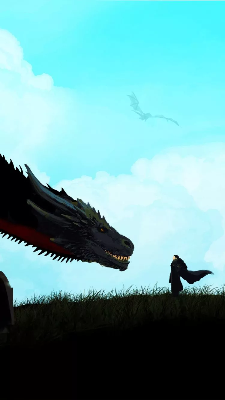 Download wallpaper 750x1334 jon snow