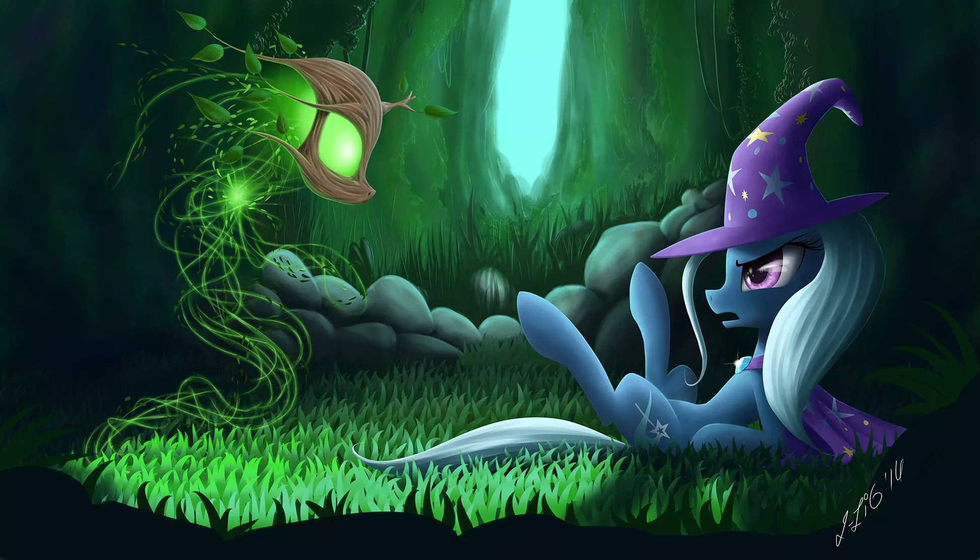 Trixie And Spriggan By ZiG WORD. My
