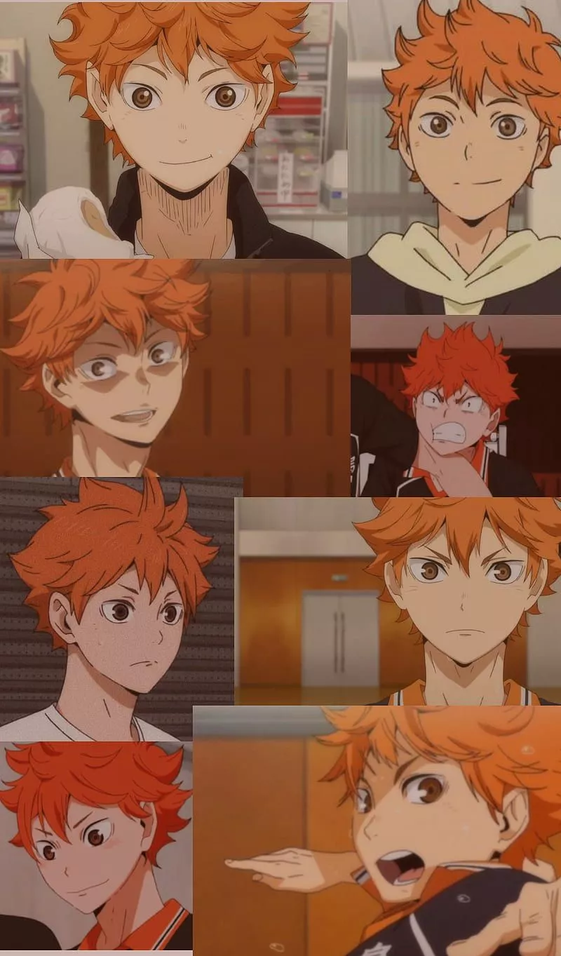 Shoyo hinata, anime, haikyuu, HD phone