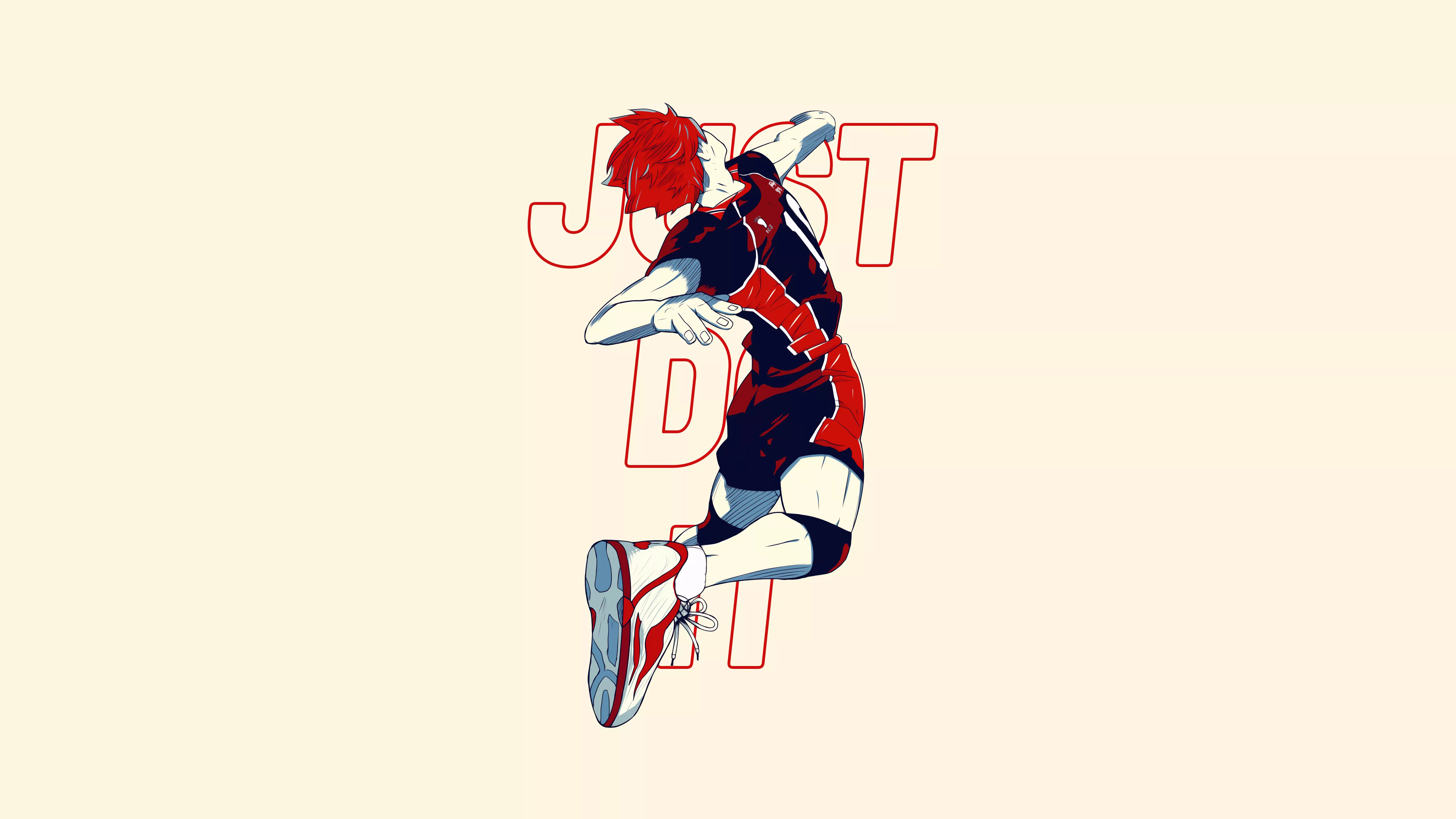 Shoyo Hinata Wallpaper 4K, Just Do It