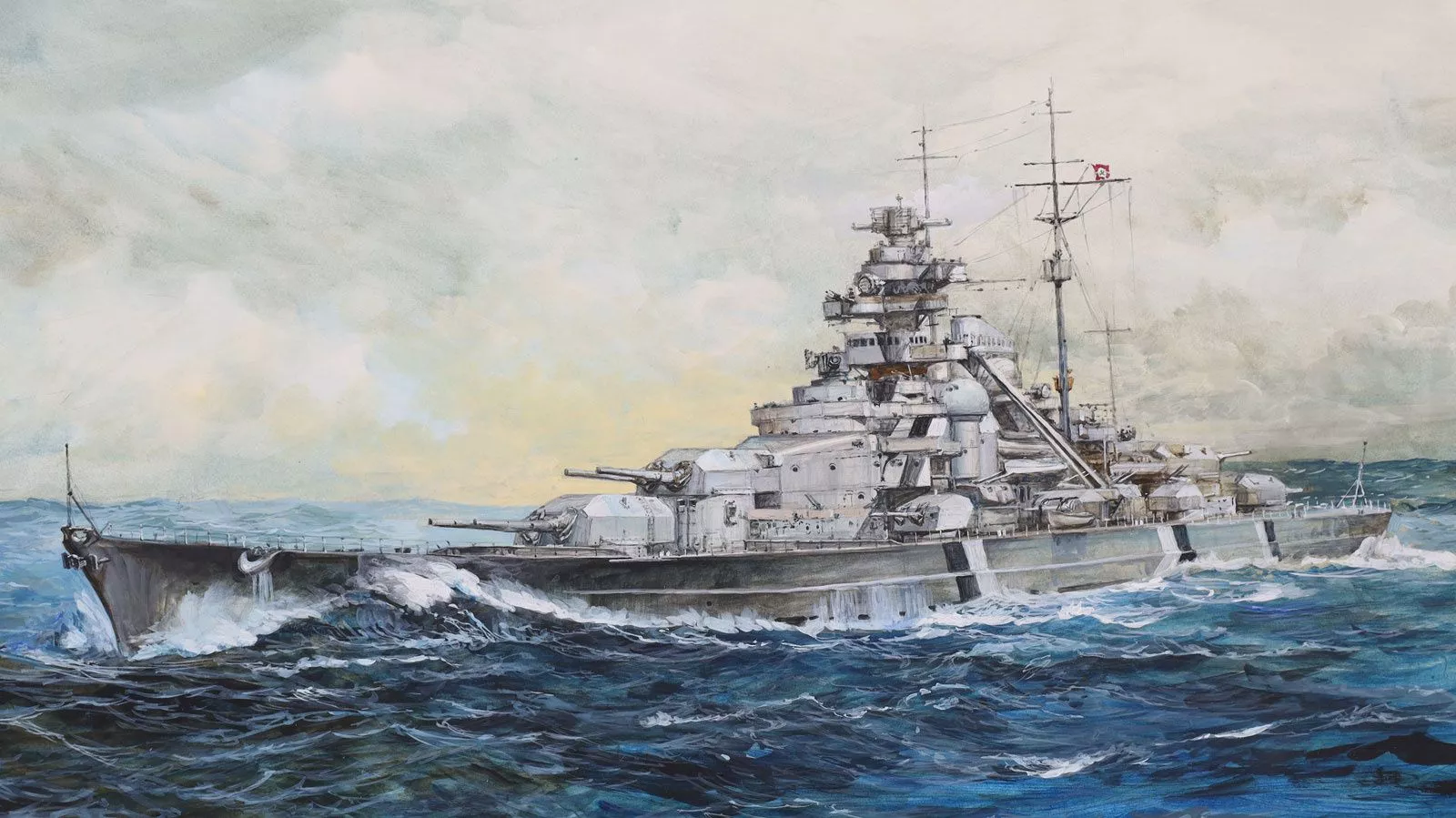 German Navy Battleship Bismarck