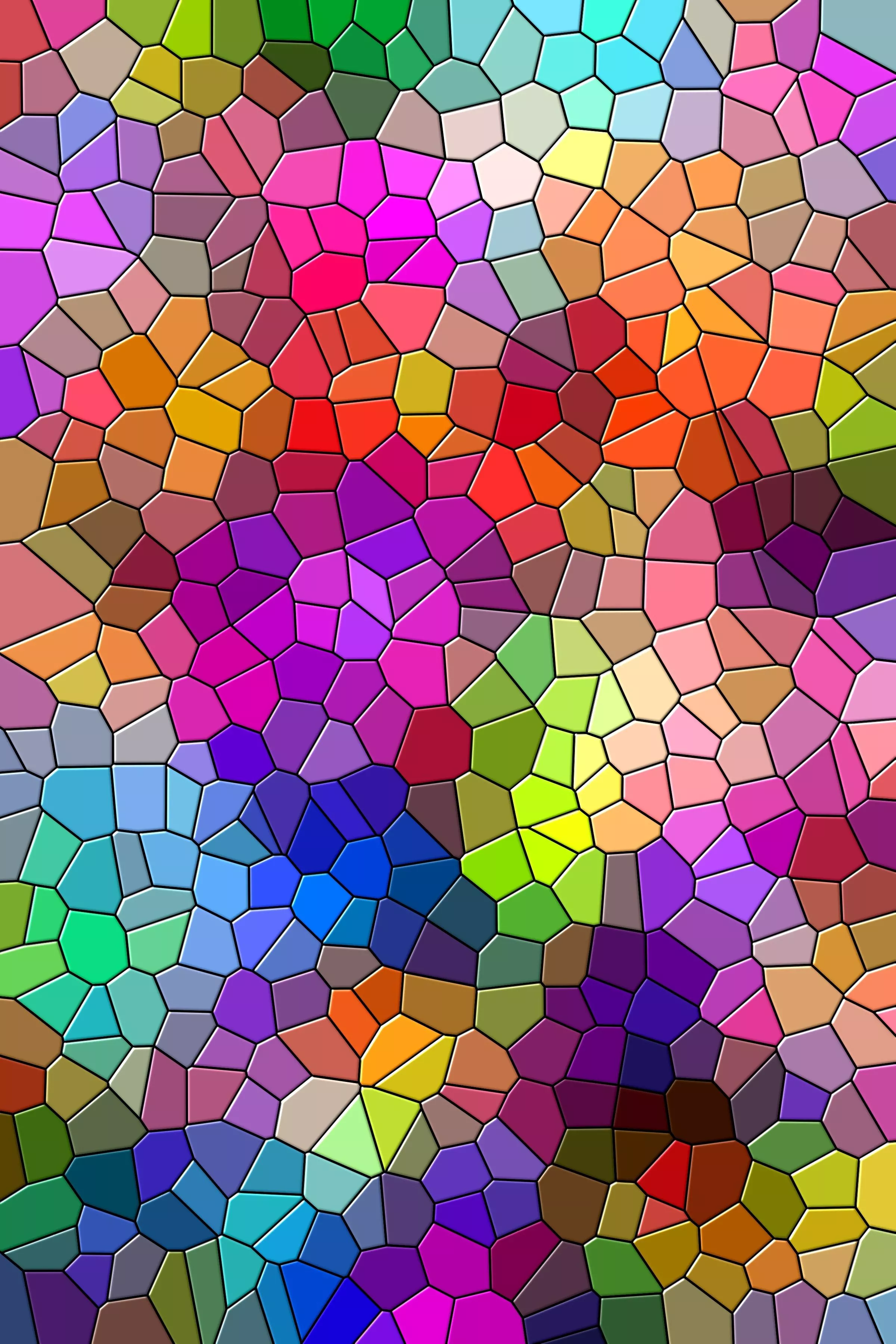 Mosaic wallpaper for mobile phone