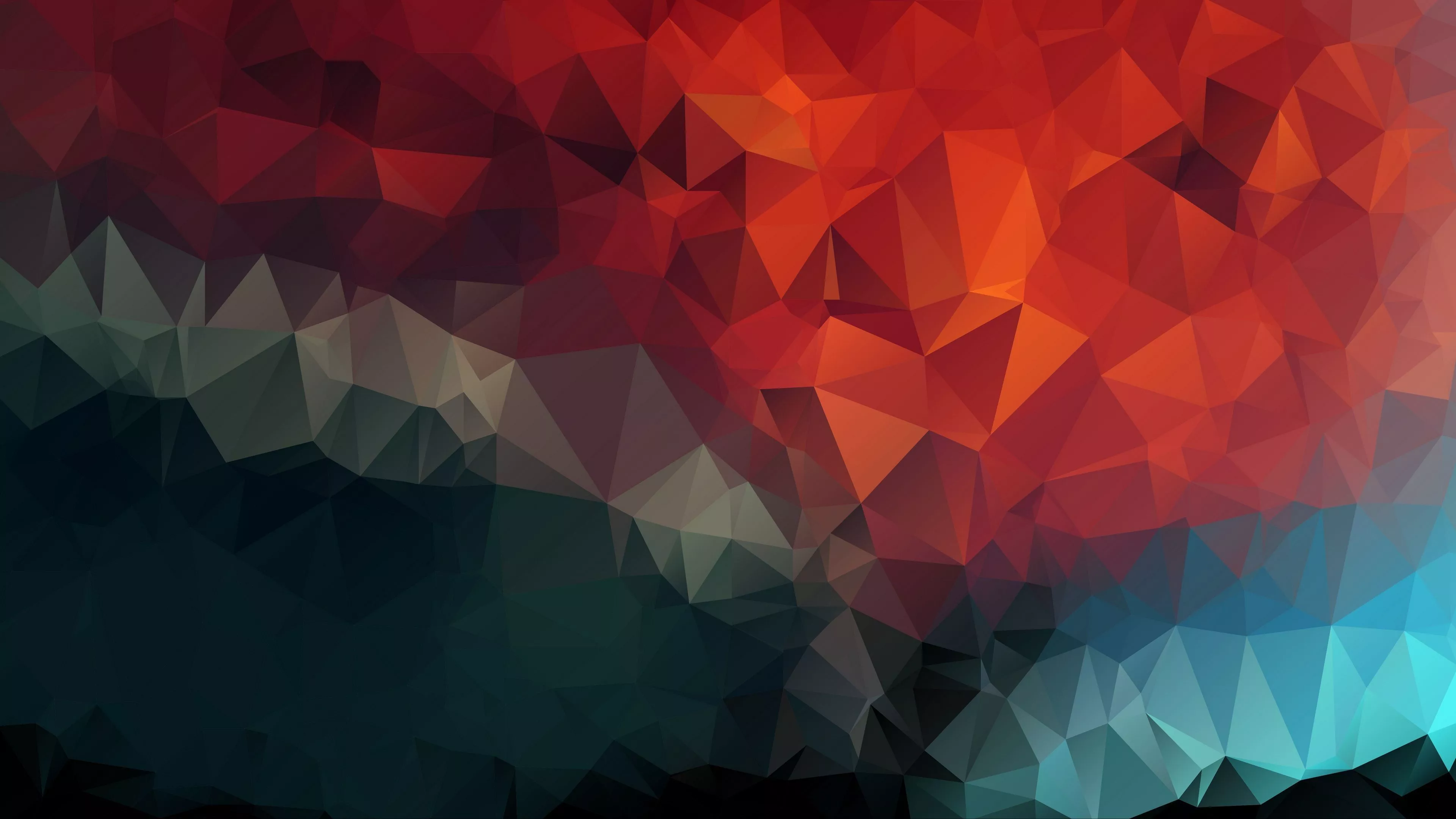 Download wallpaper 3840x2160 triangles