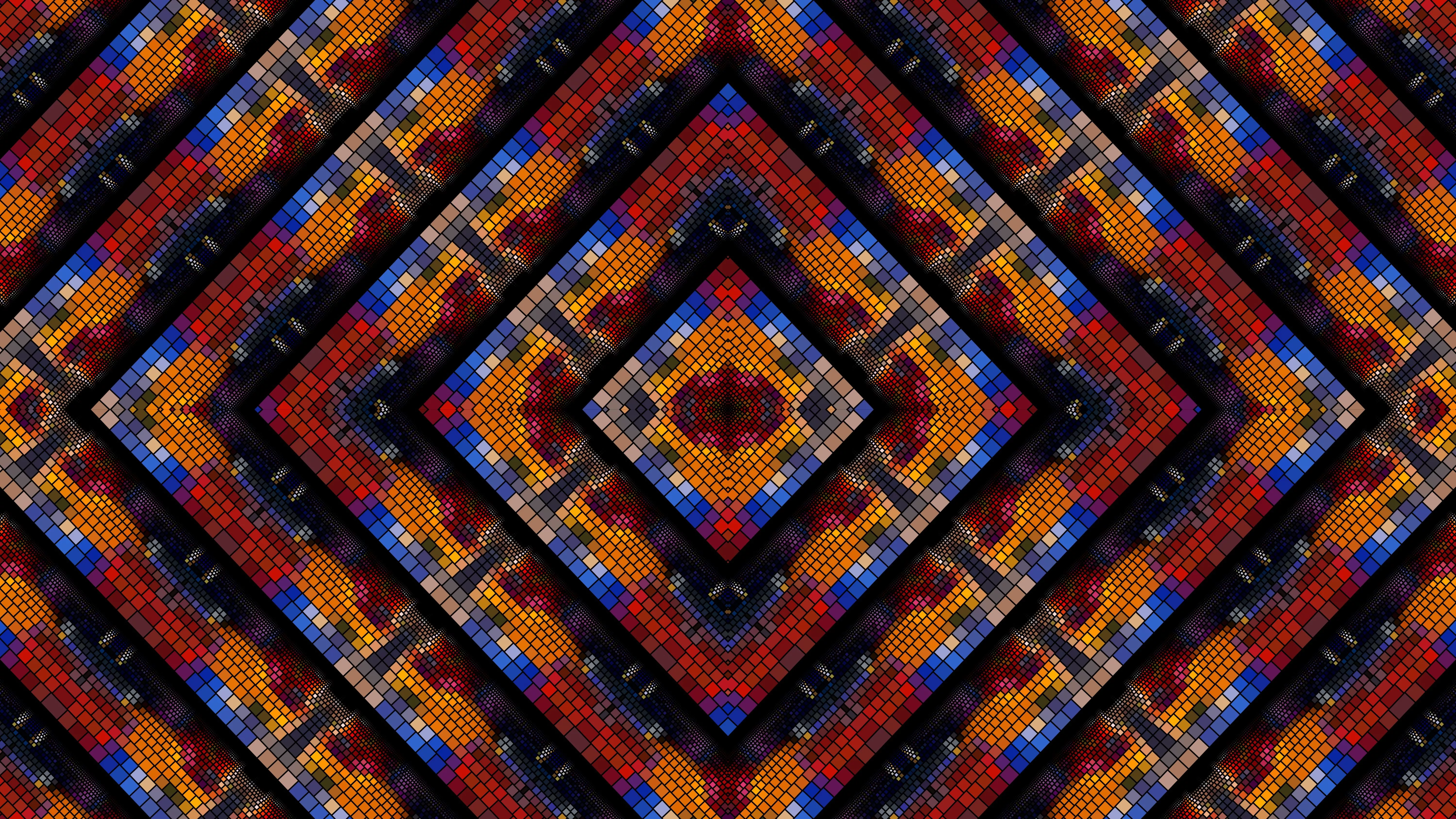 Colorful Abstract Kaleidoscope 4k