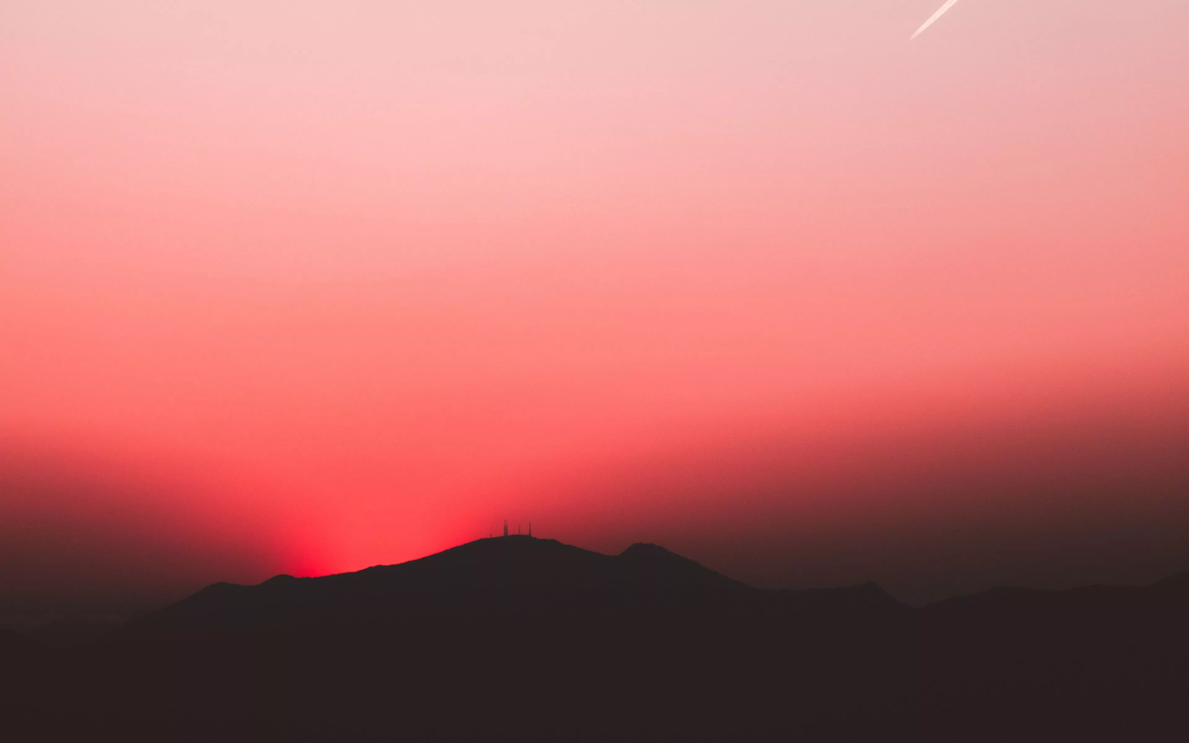 Download wallpaper 3840x2400 sunset