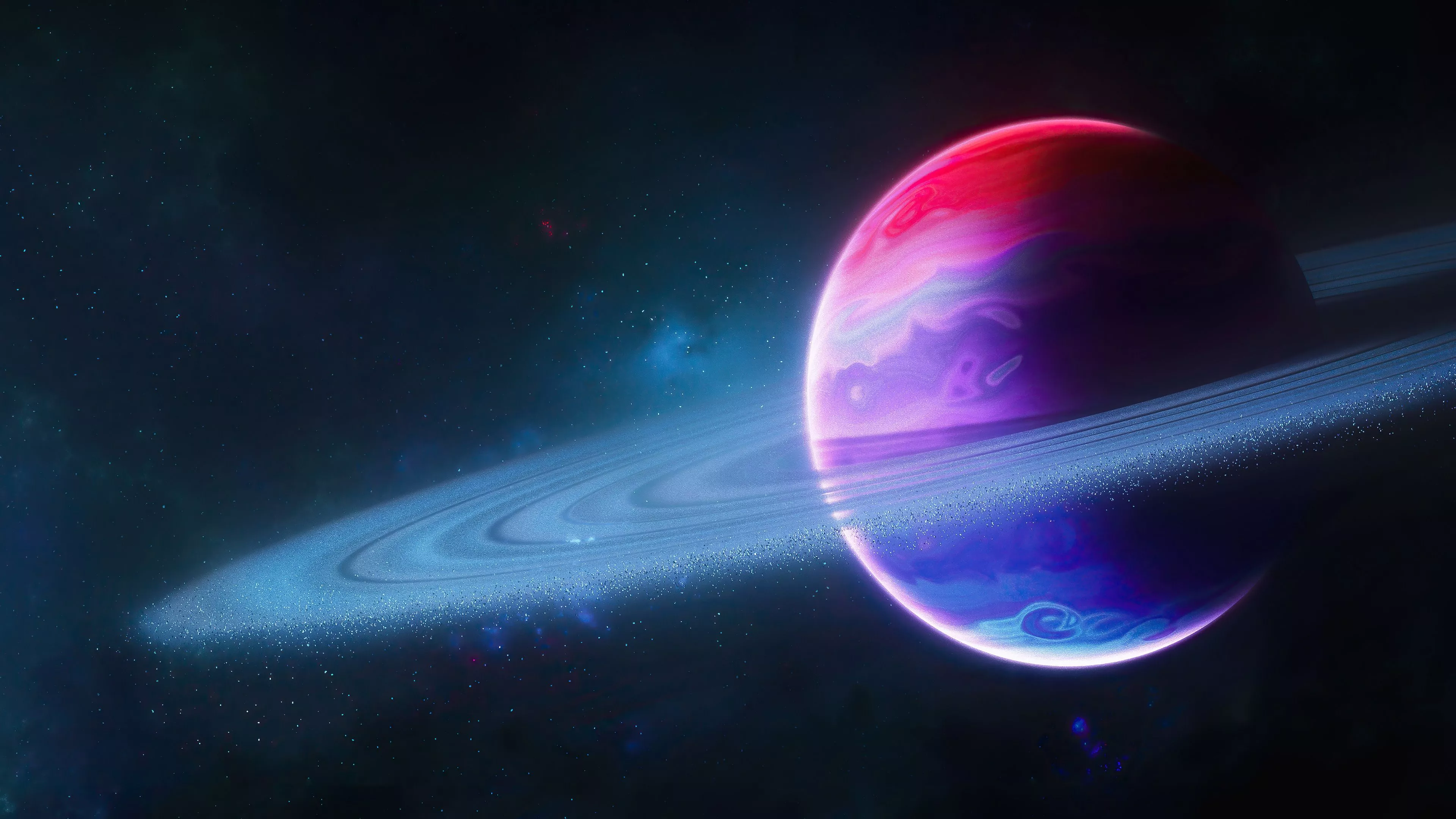 Cool Planetary Ring Wallpaper, HD