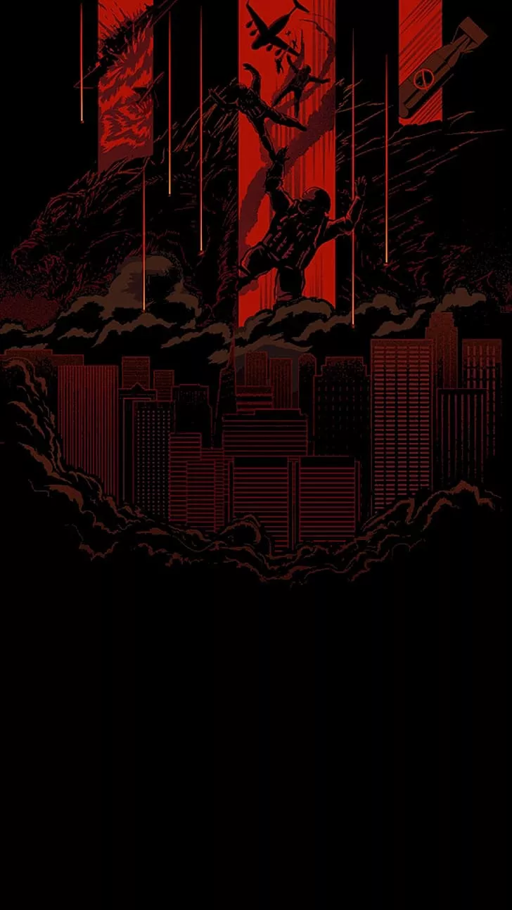 HD wallpaper: dark, Punisher, red, city
