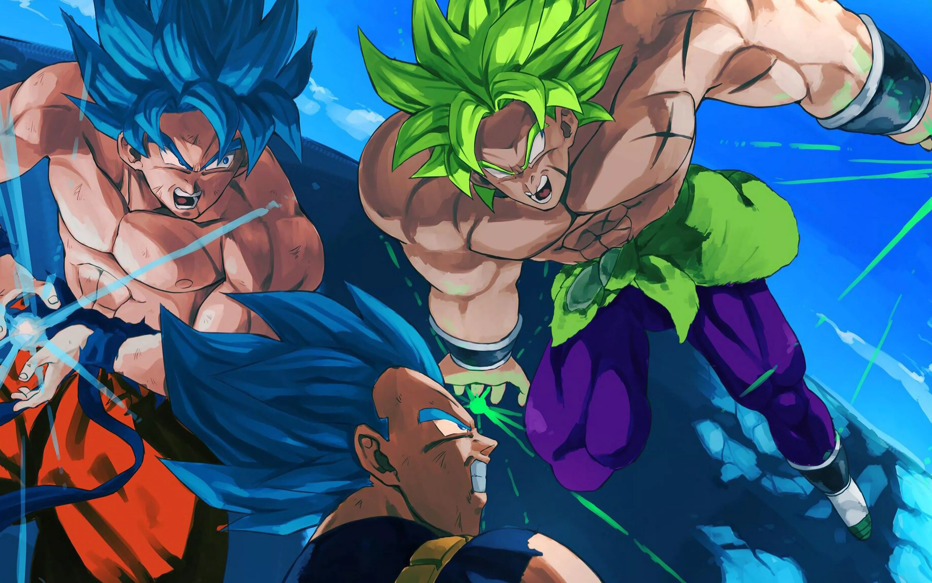 Dragon Ball Super: Broly Goku Vegeta 4K