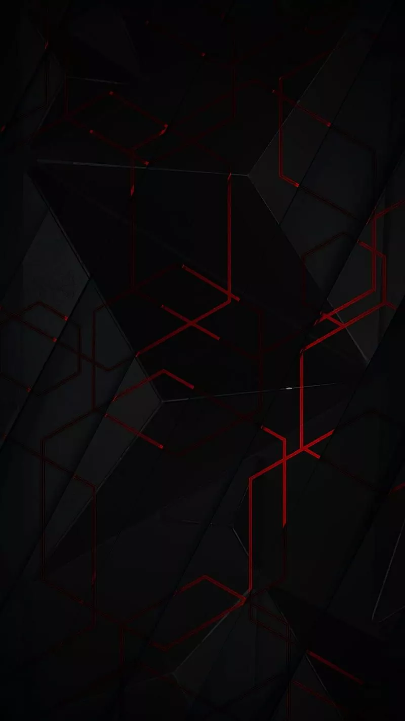 Darken, black, dark, gray, lines, red, tech, technology, HD phone wallpaper