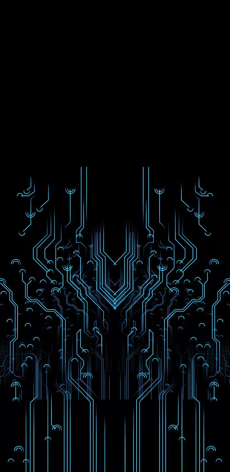 Circuit trace, black, tech, light, futuristic, clean, HD phone wallpaper