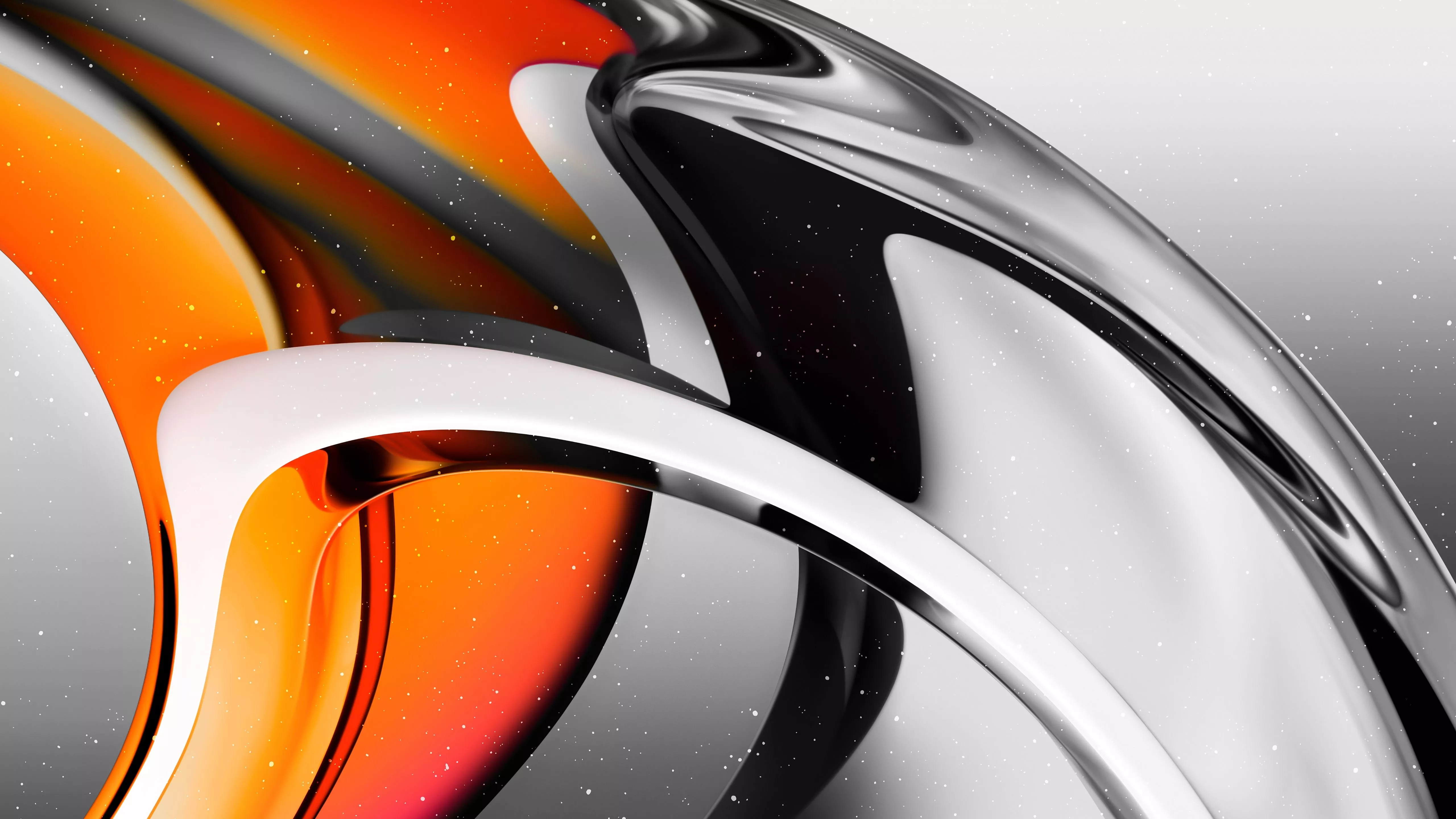 Orange and shop silver wallpaper