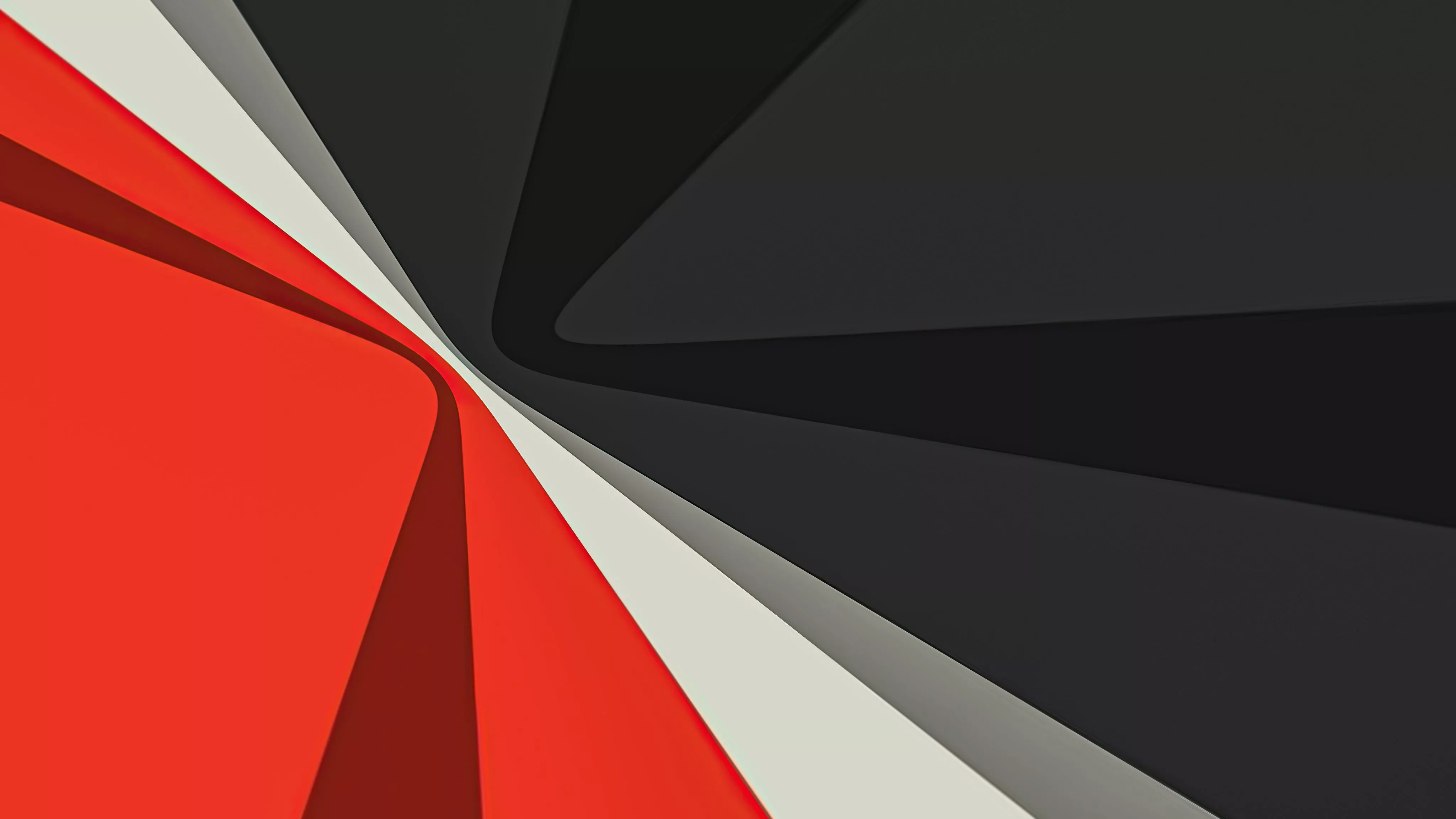 Abstract 4K Orange Dark Colors