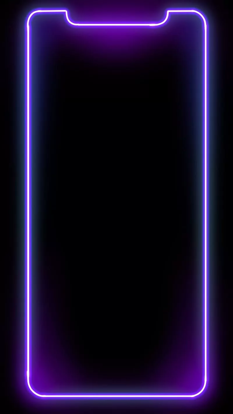 Neon 3D Frame, amoled, border, edge