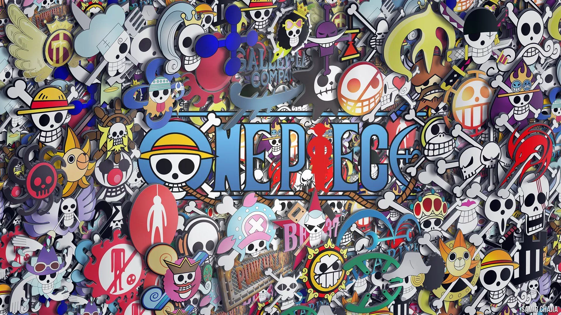 One Piece HD Wallpaper: Anime Collage