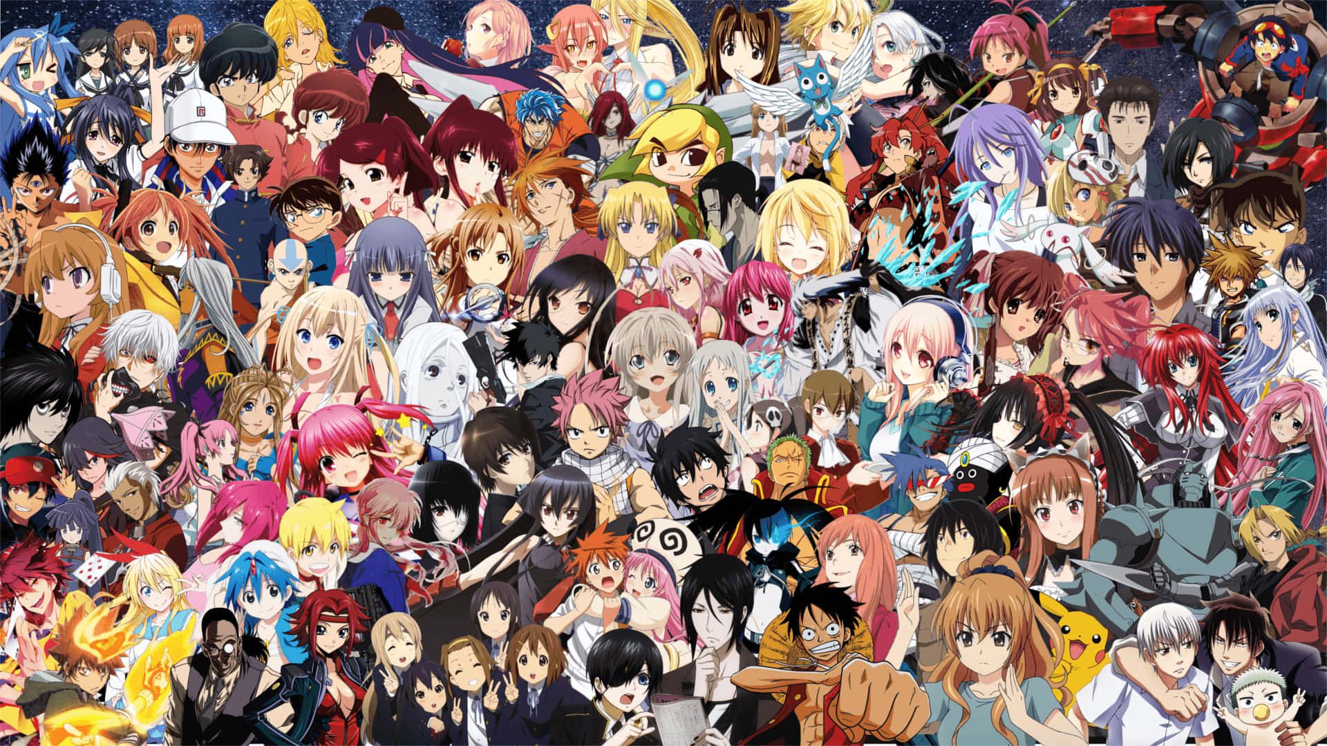 Anime All Characters HD Wallpaper