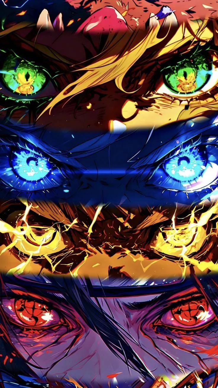 Wallpaper eyes, characters, anime