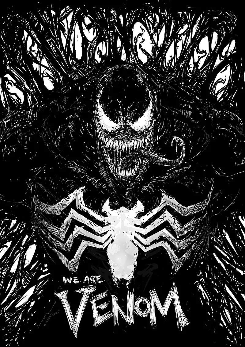 Venom, antiheroes, comic art