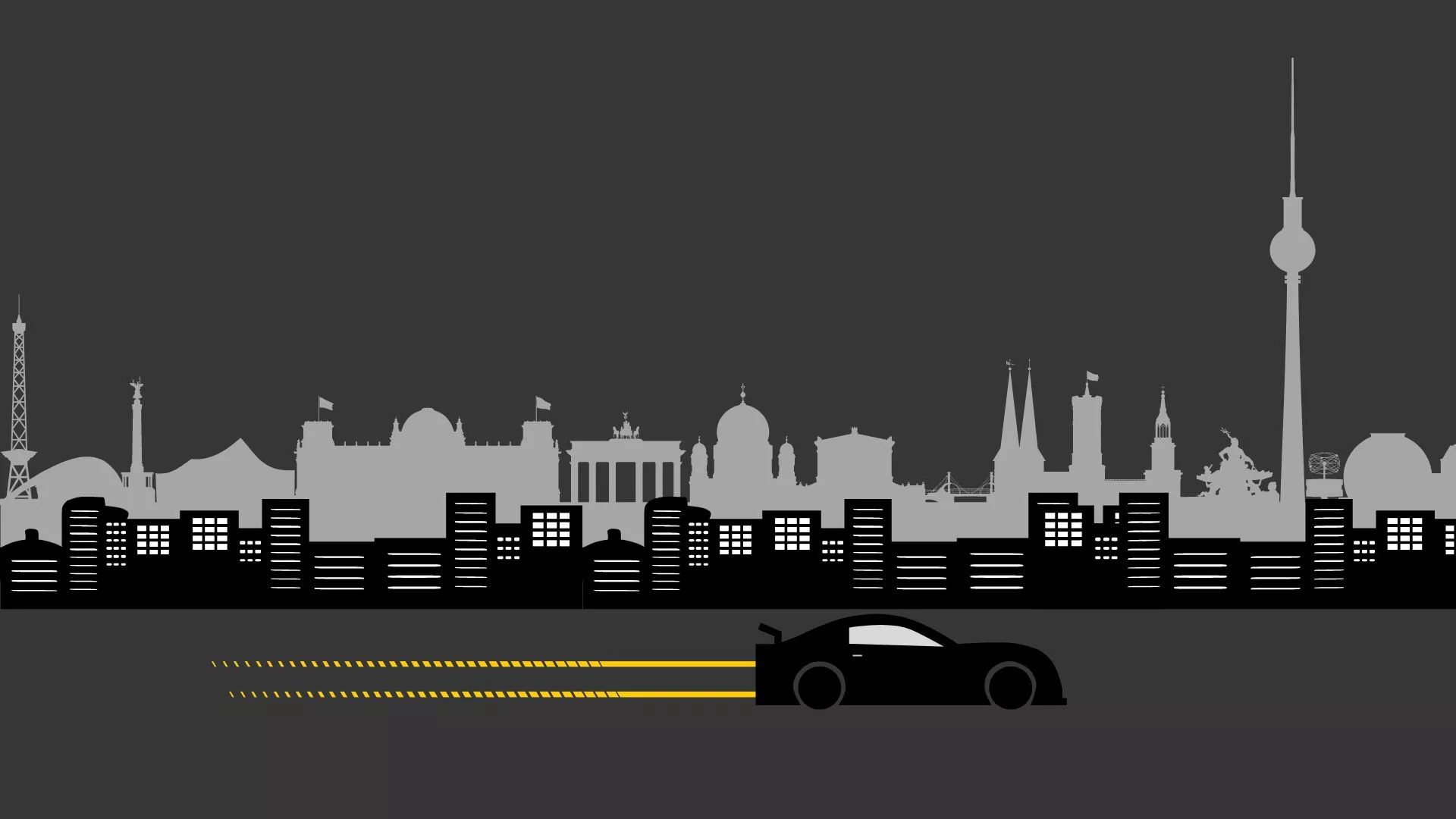 Minimalistic HD Running Car Wallpaper