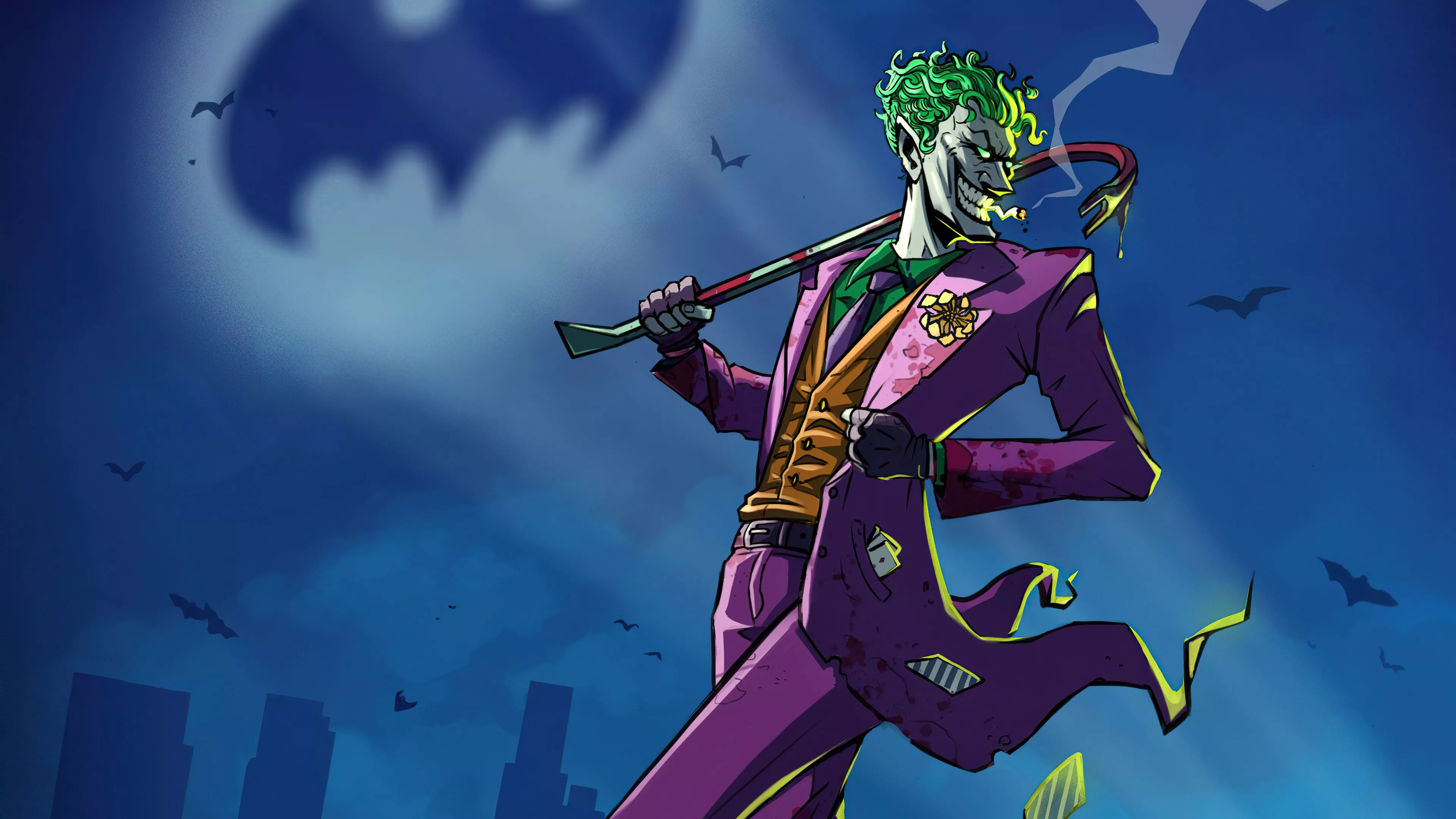 Joker DC Comic Digital 4K Wallpaper, HD