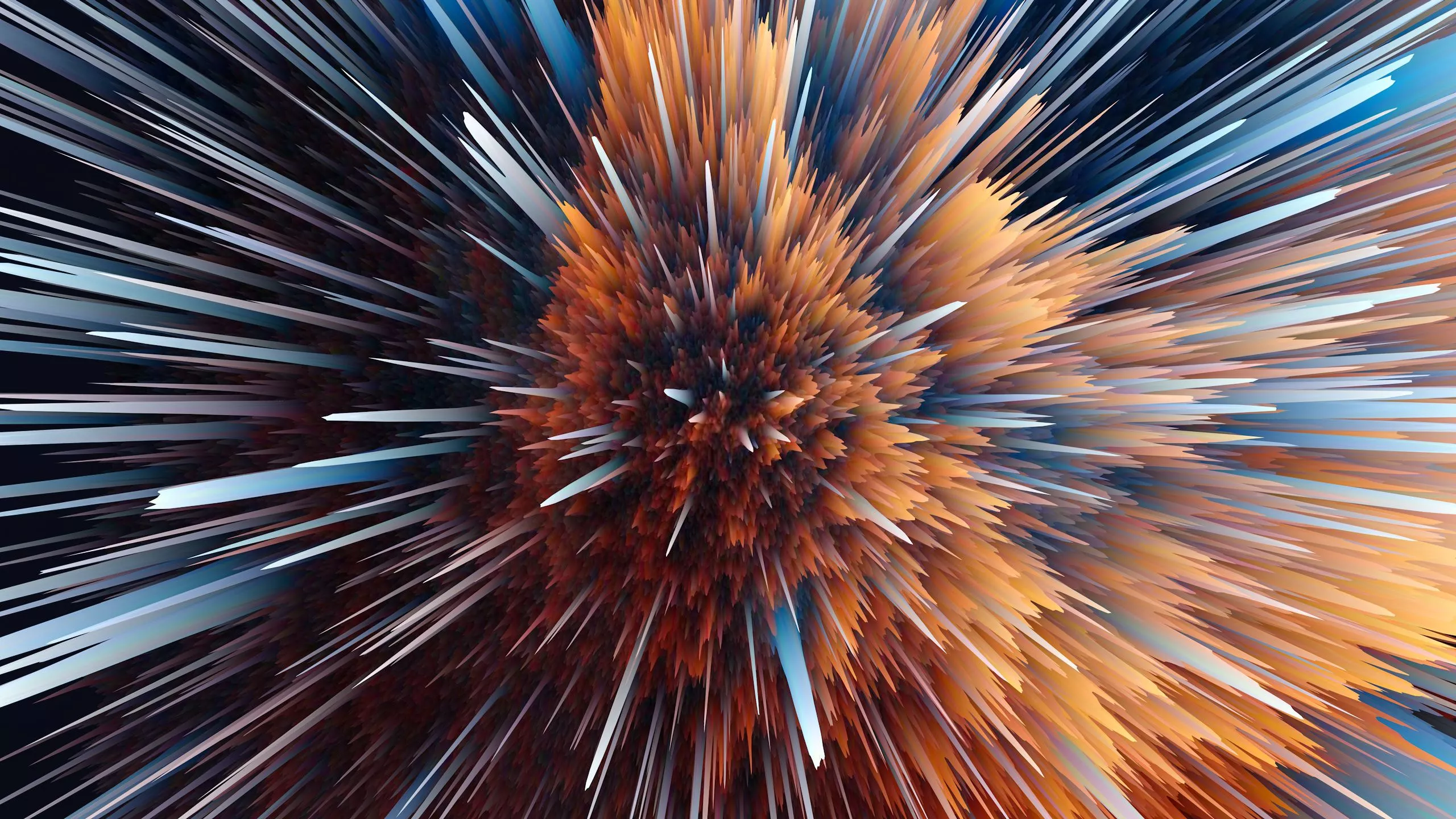 Particles Abstract Wallpaper, HD