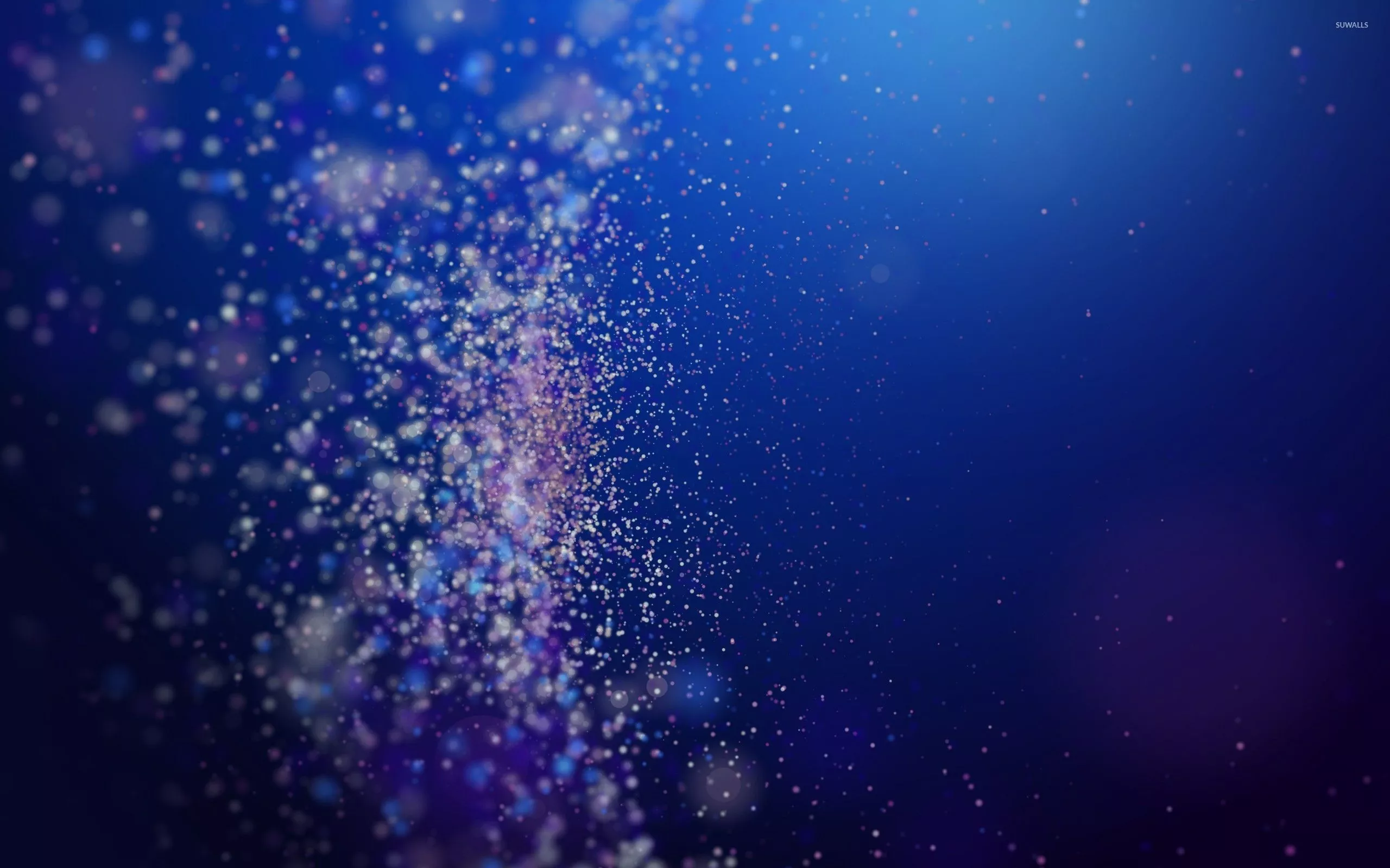 Sparkly bubbles wallpaper