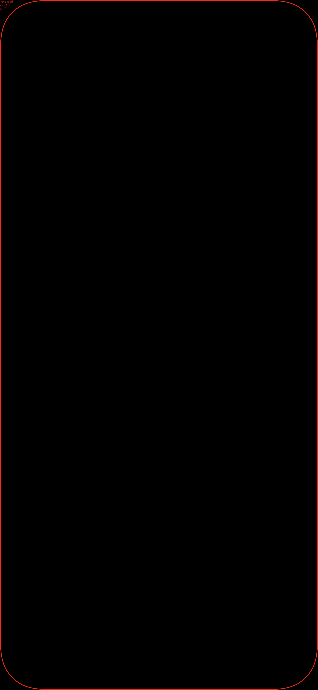 Screen Border iPhone Wallpaper