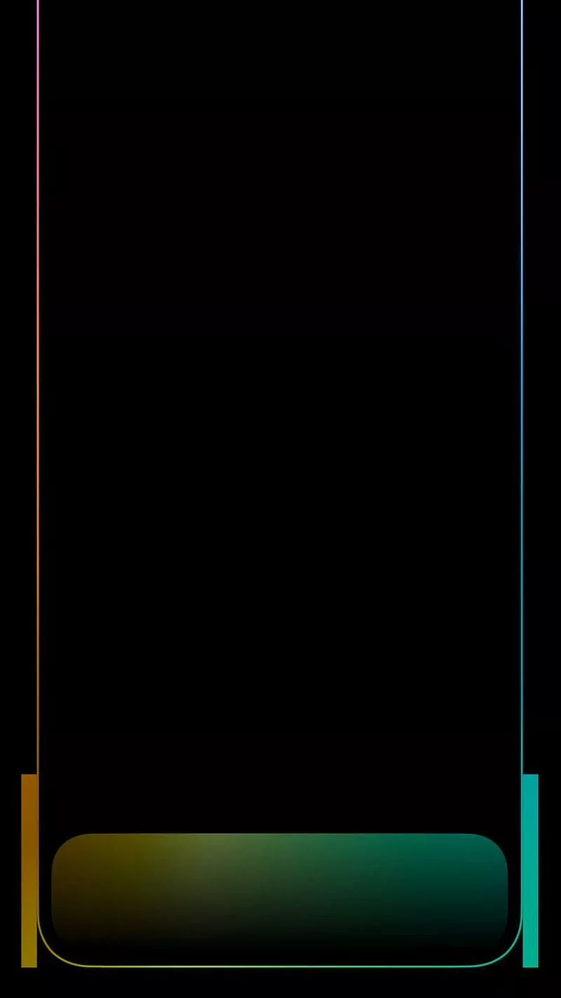 IPhone X 2, abstract, black, blue, edge