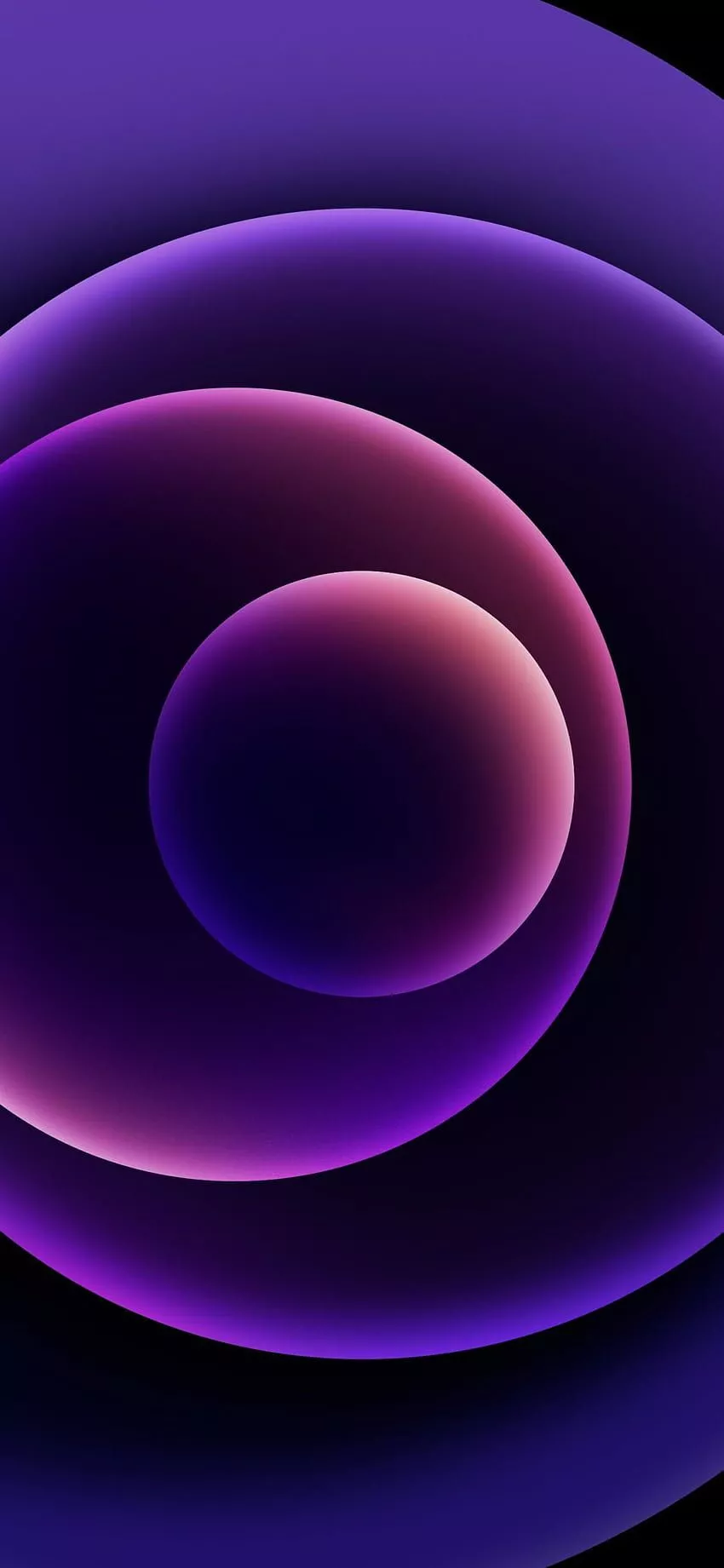 purple live, ios 15 HD phone wallpaper