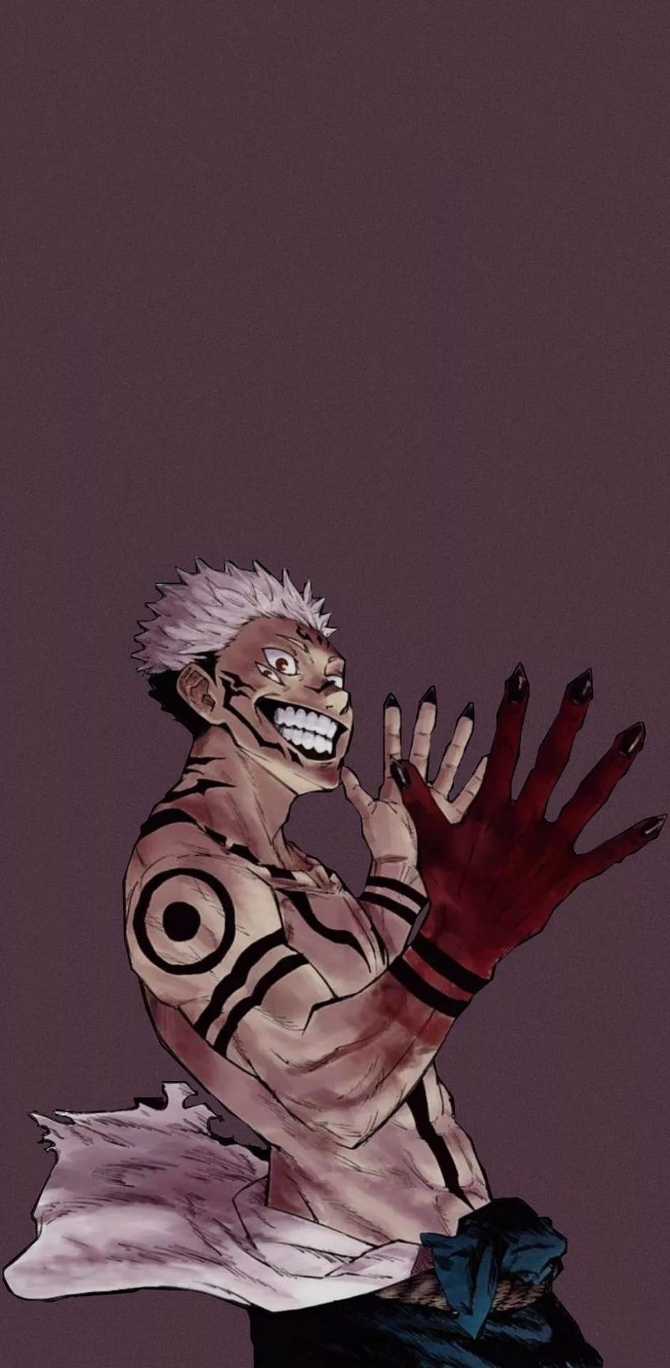 Ryomen Sukuna Grinning Jujutsu Kaisen