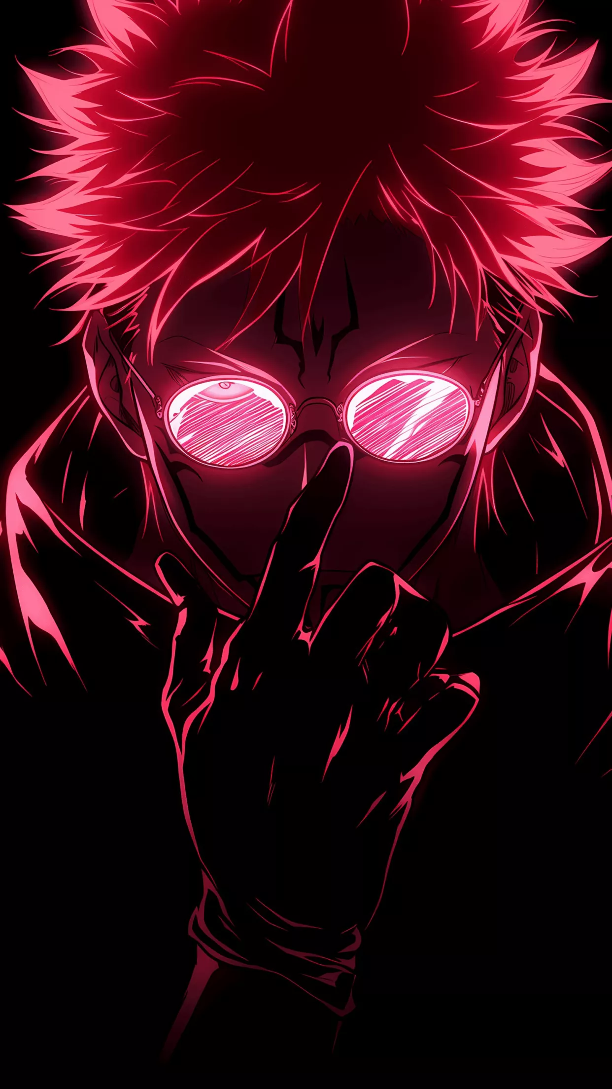 Dope Wallpaper 4K, Sukuna, Pink