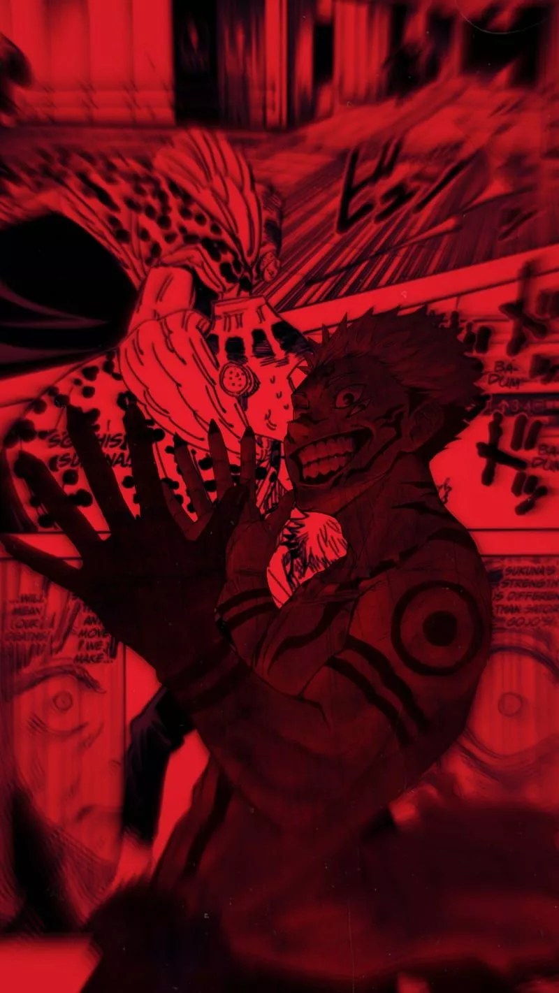 Sukuna, anime, iphone, jujutsu kaisen