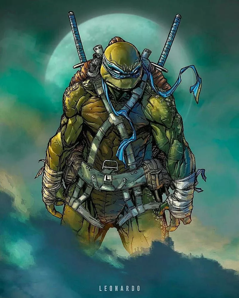 Leonardo, tmnt, HD phone wallpaper