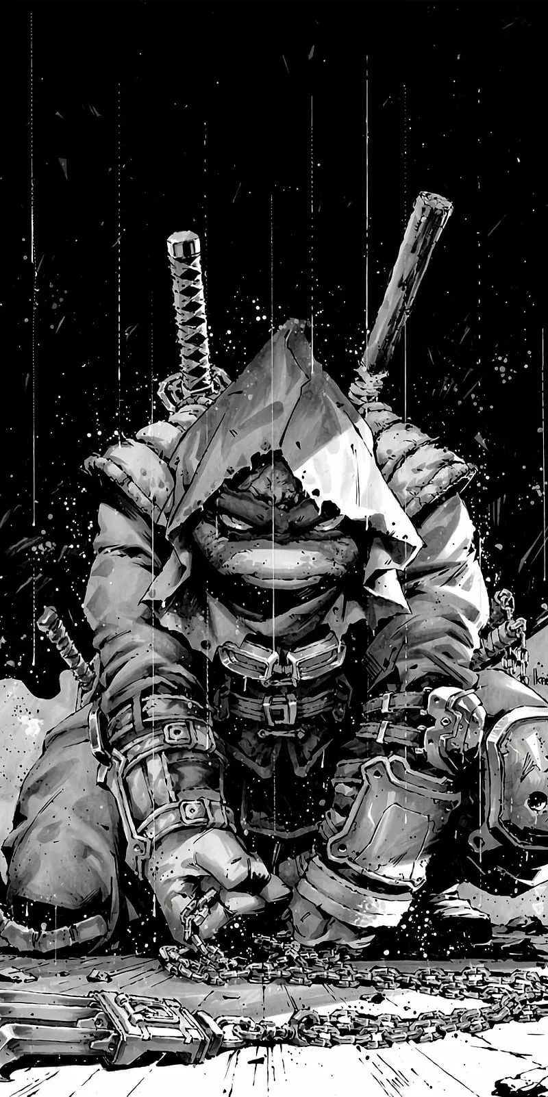 Leonardo, ninja, turtles, HD phone