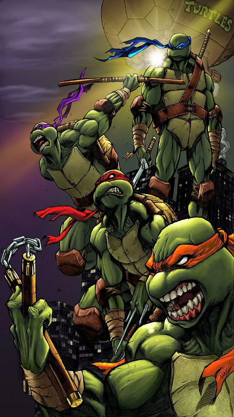 TMNT, don, leo, mike, mutant, ninja