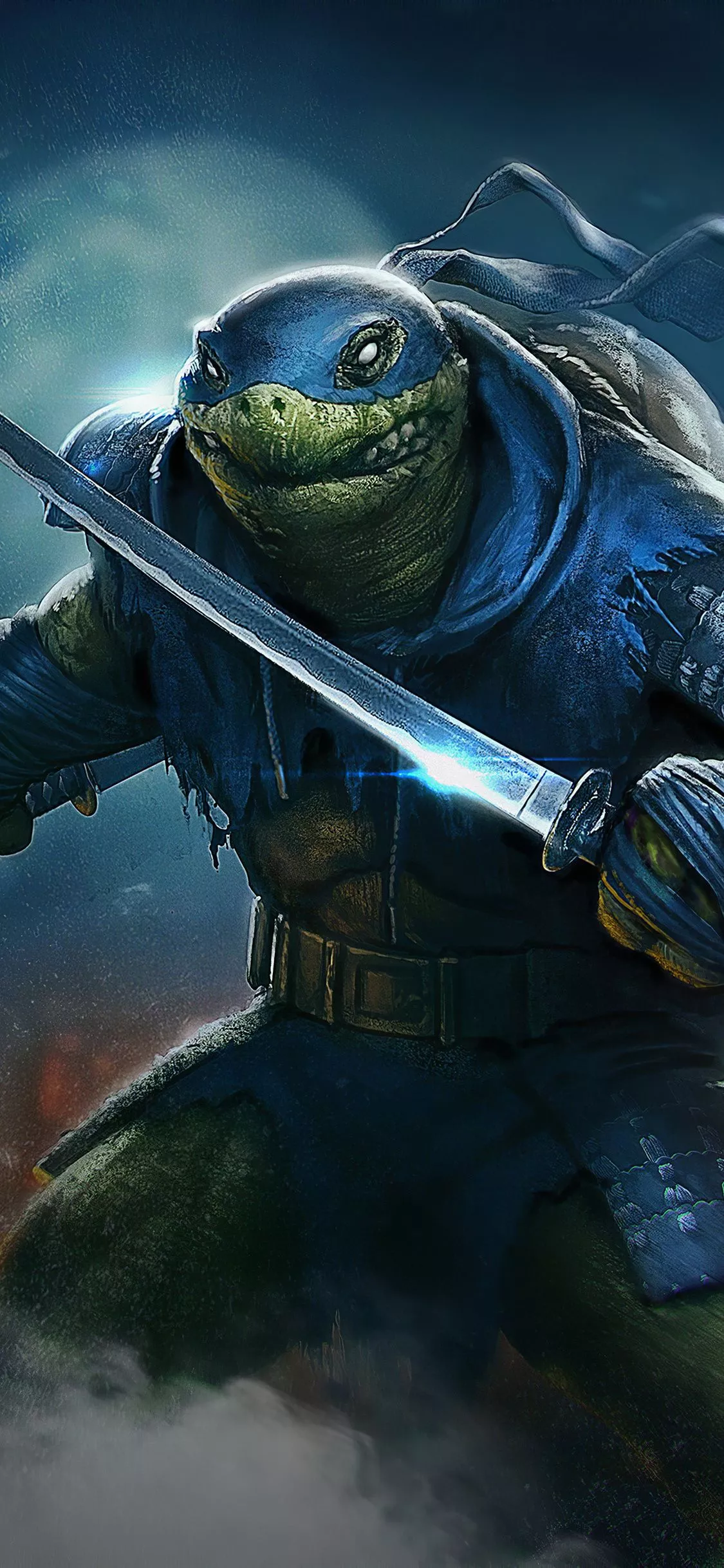 TMNT Leo 4k iPhone XS, iPhone