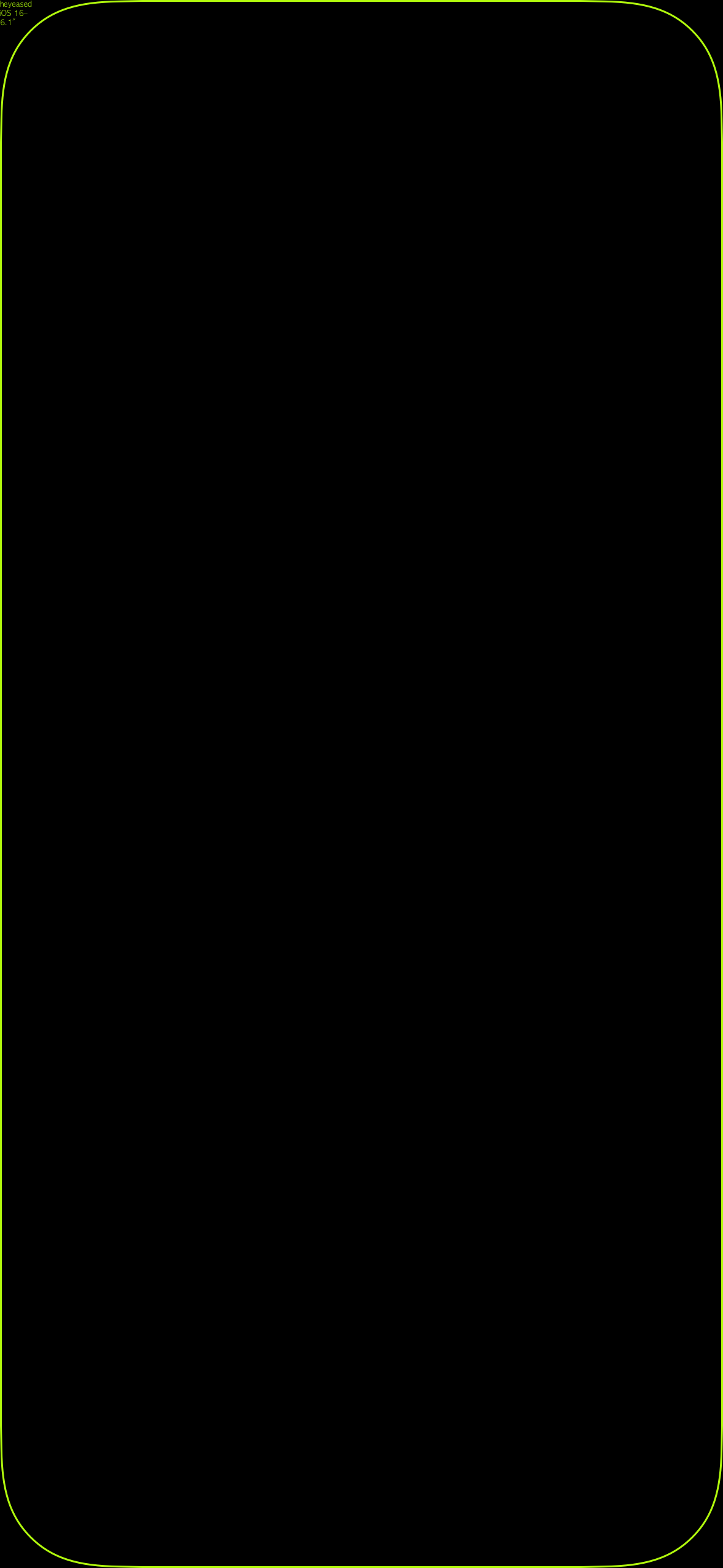 Screen Border iPhone Wallpaper