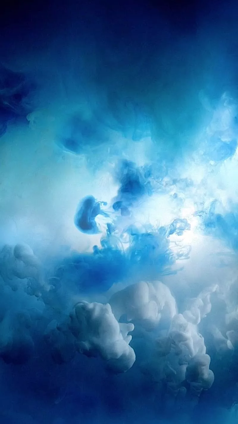 iPhone 14 Pro Max, blue vibe, HD phone