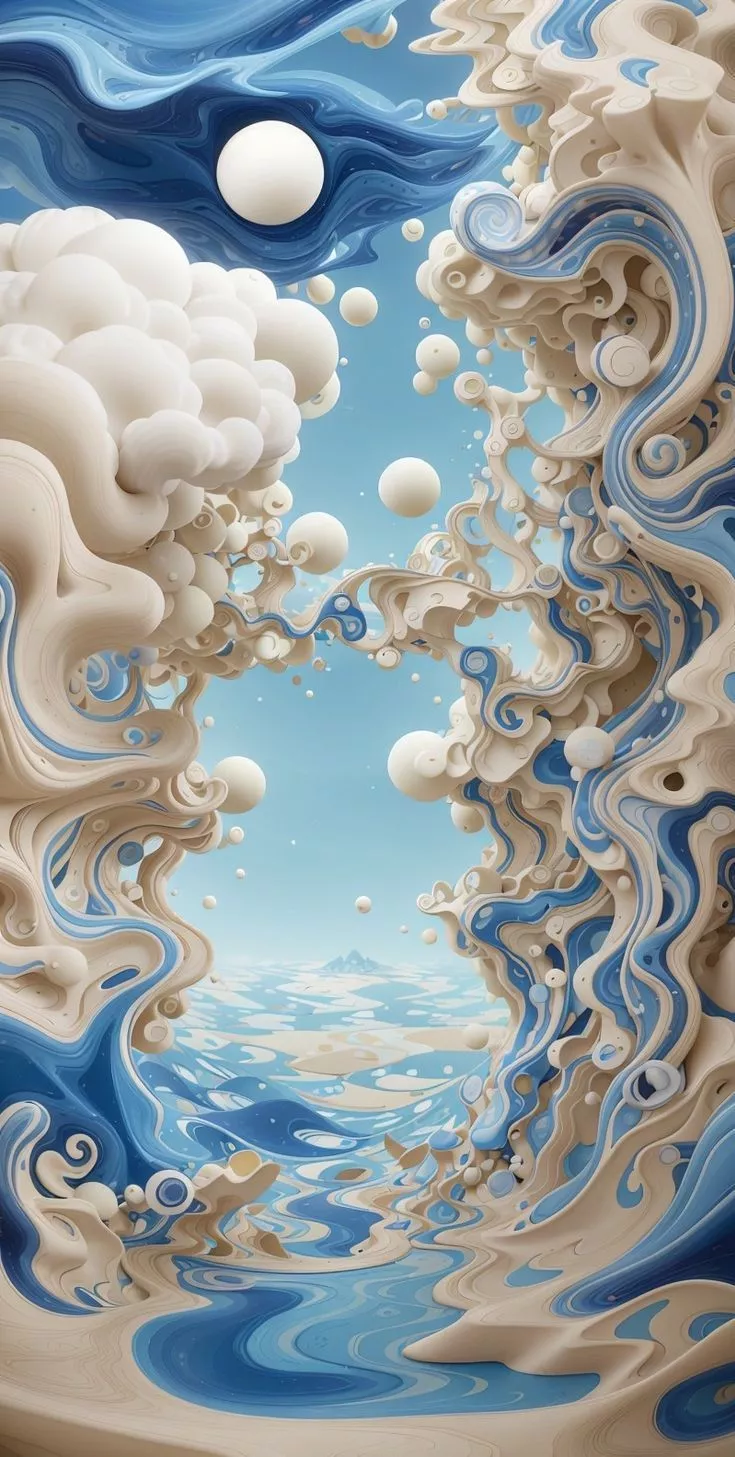 Curiosity Unleashed: Salvador Dali Blue