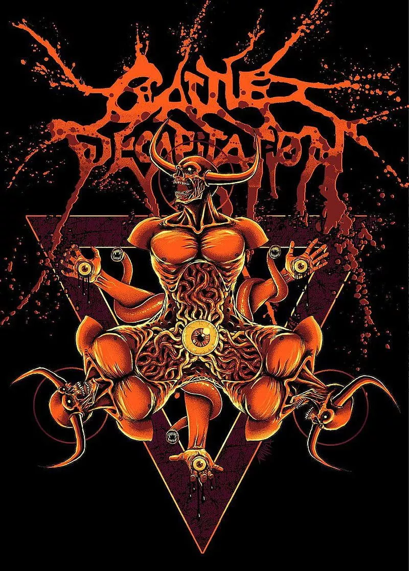 Cattle Decapitation, death, devil, gore