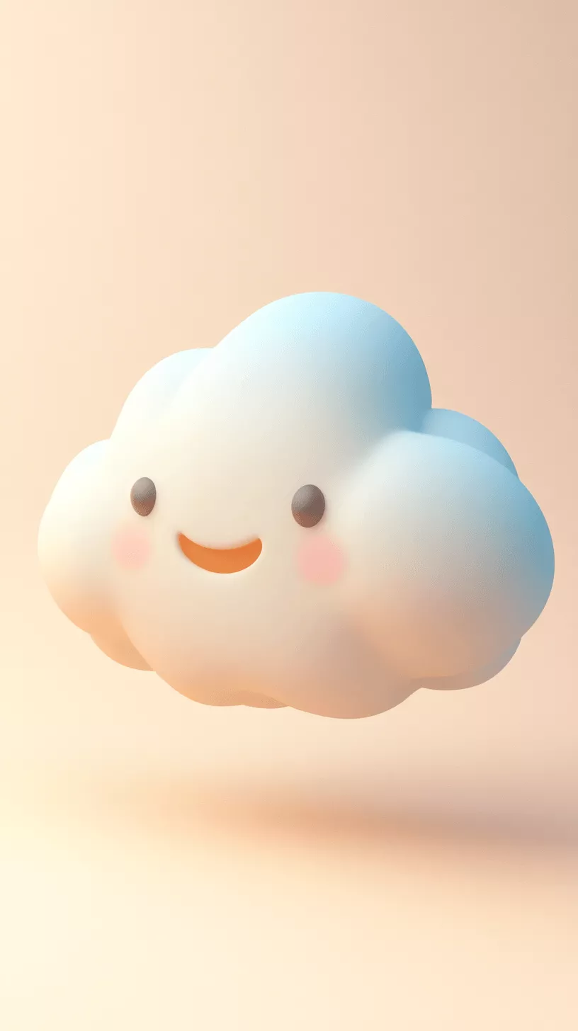 Cute 3D Cloudy Mobile Wallpaper Trend