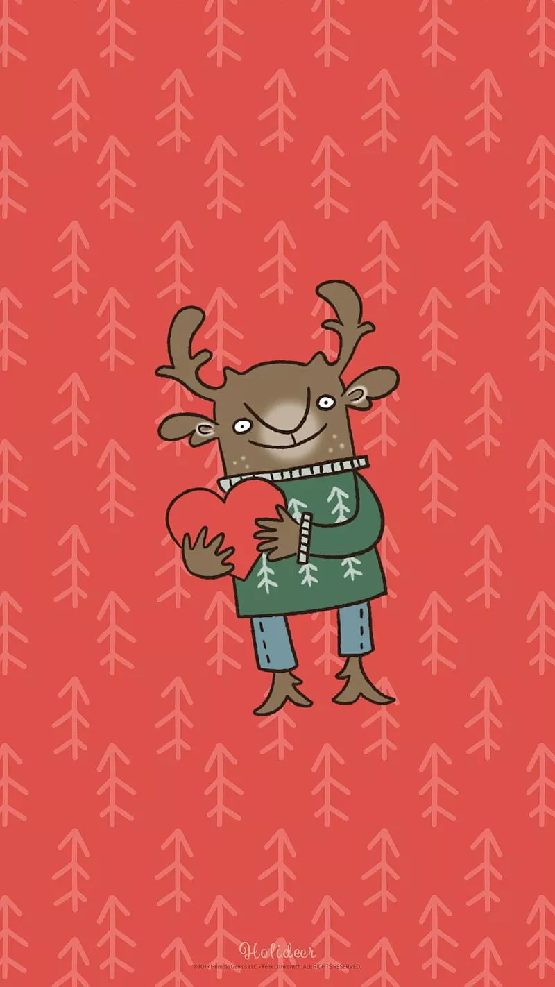 Holideer Heart, animal, anime, art