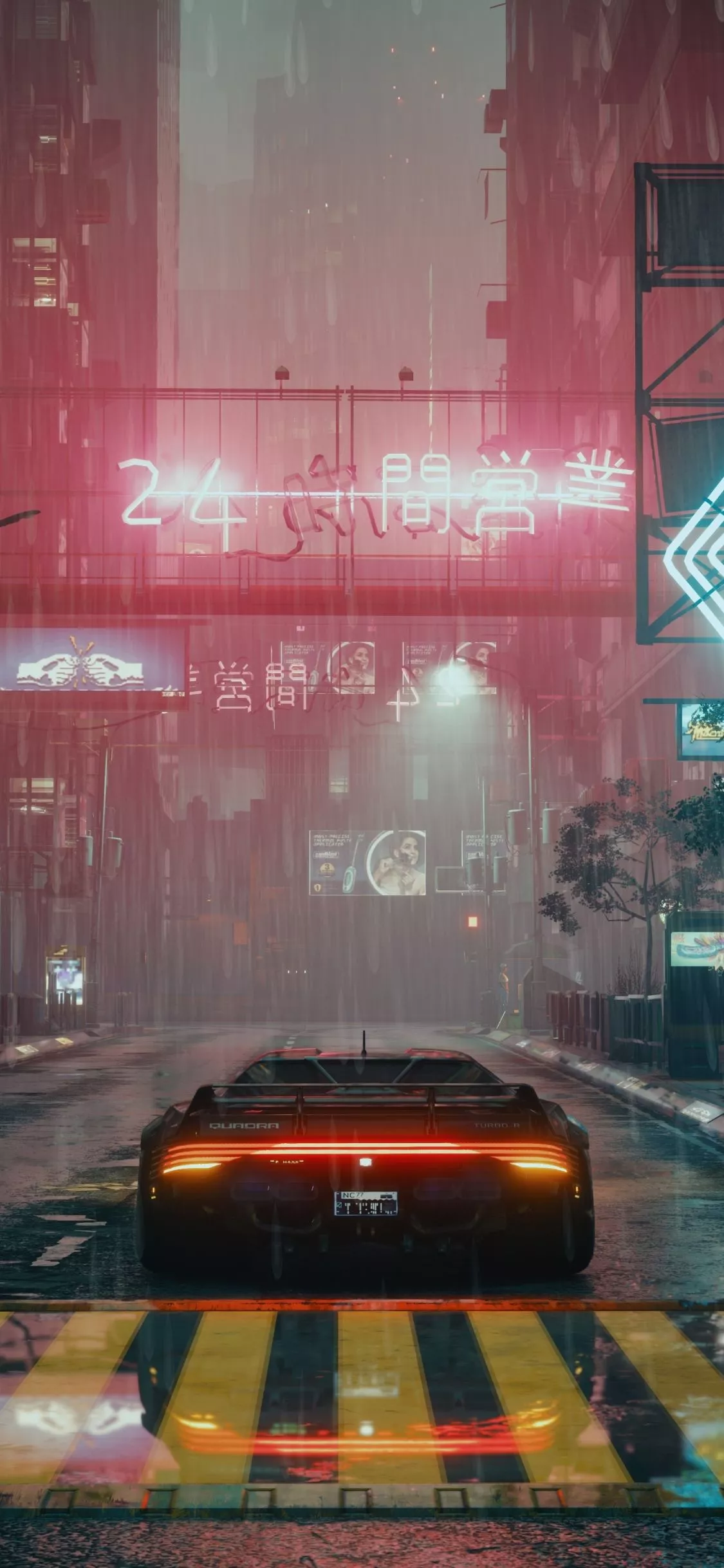 wallpaper 1125x2436 cyberpunk, game