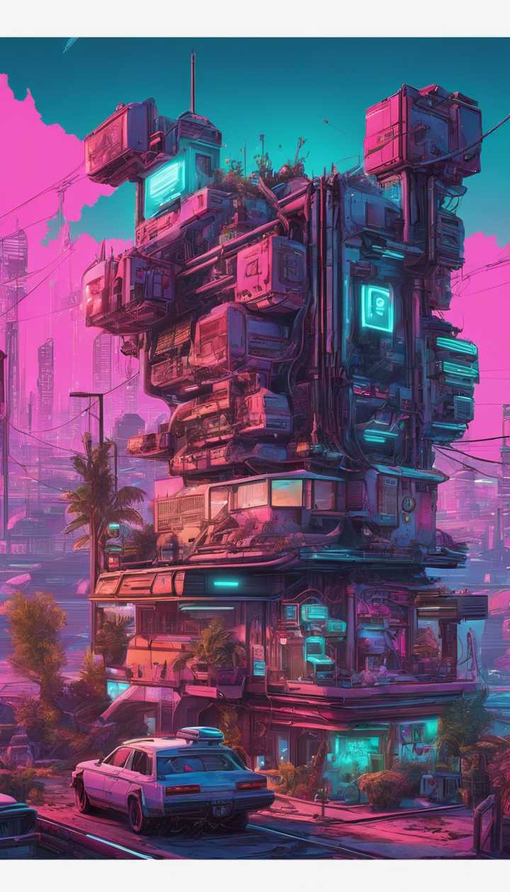 cyberpunk metropolis