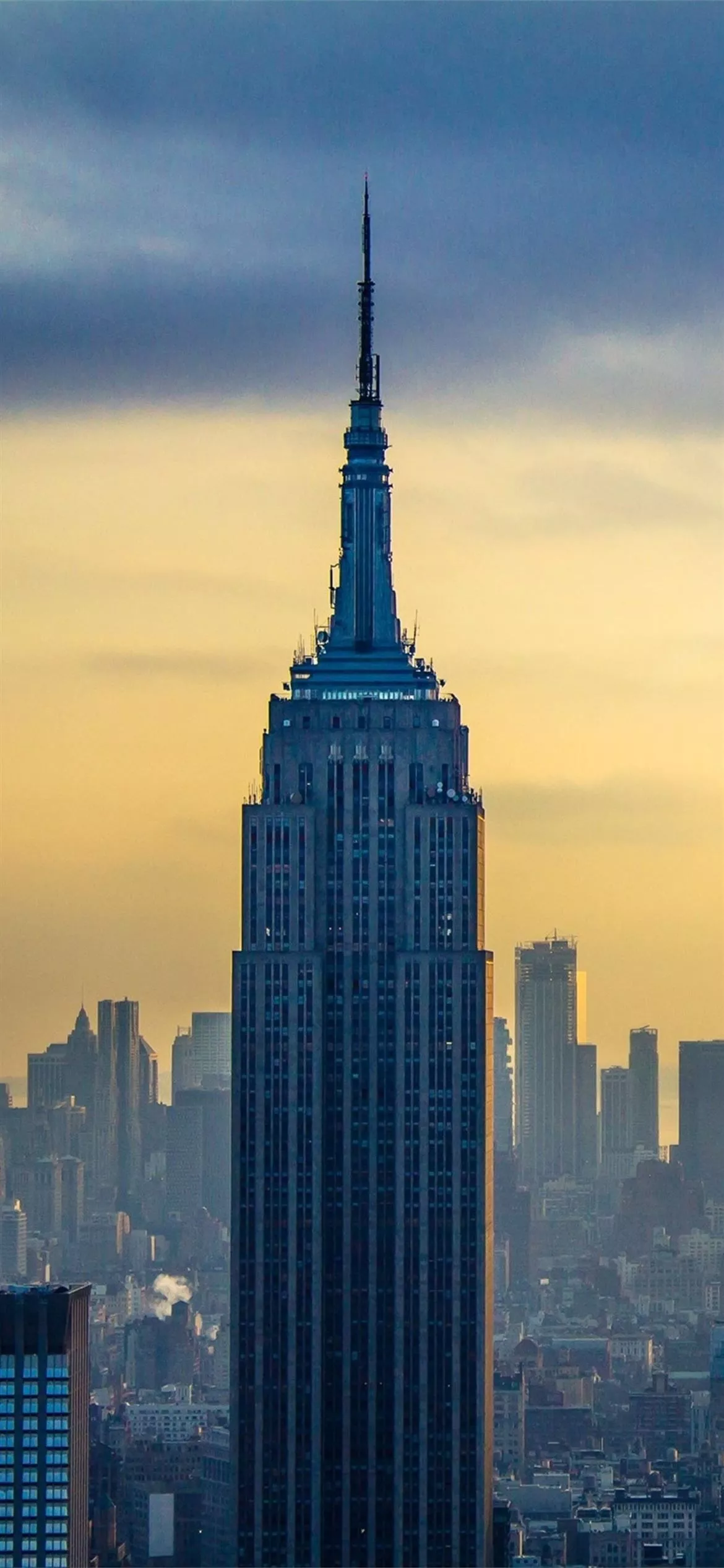 Empire State Building Skycrapper In New