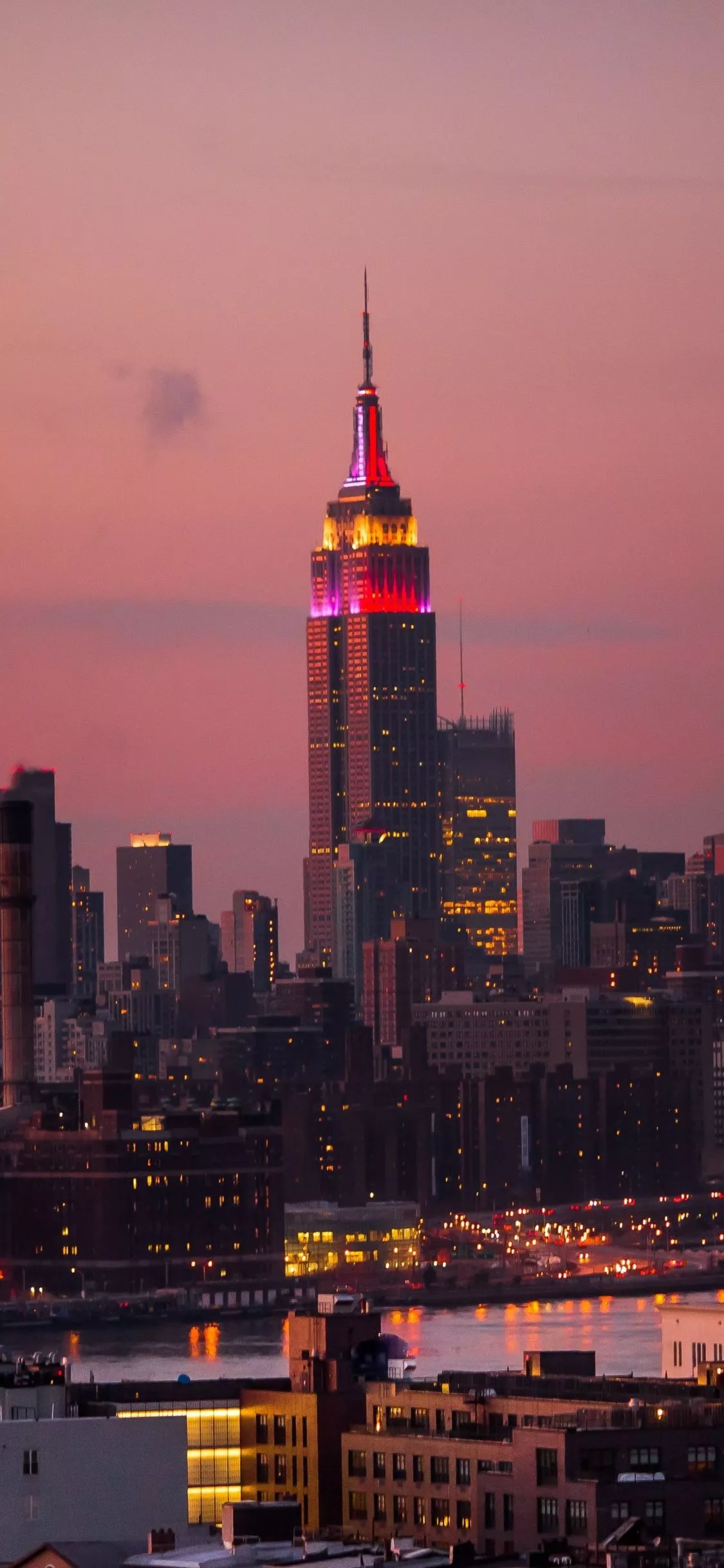 Download wallpaper 1125x2436 new york