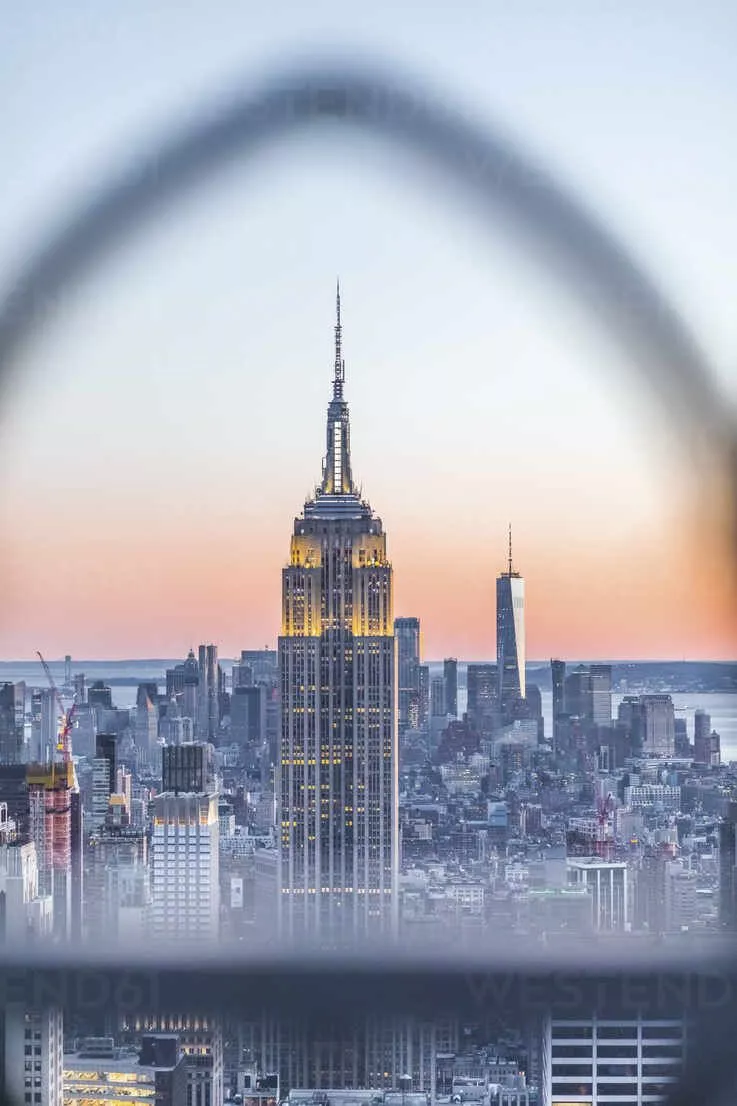 Empire State Building in foreground
