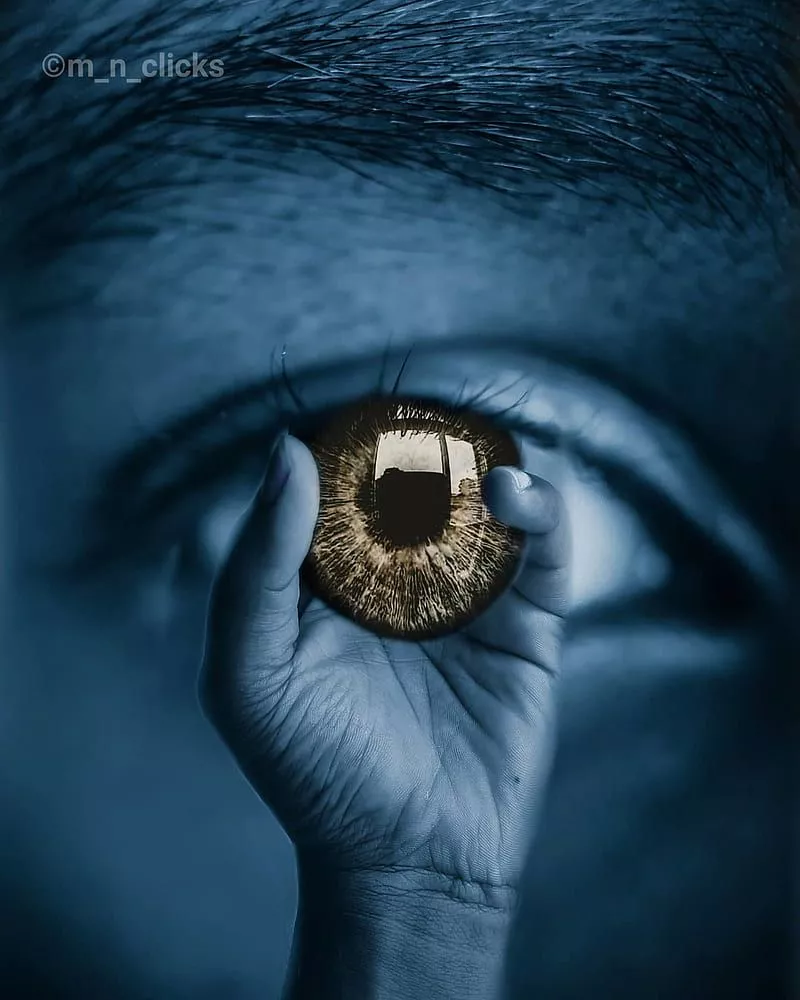 Eye, creative eye, lens, HD phone