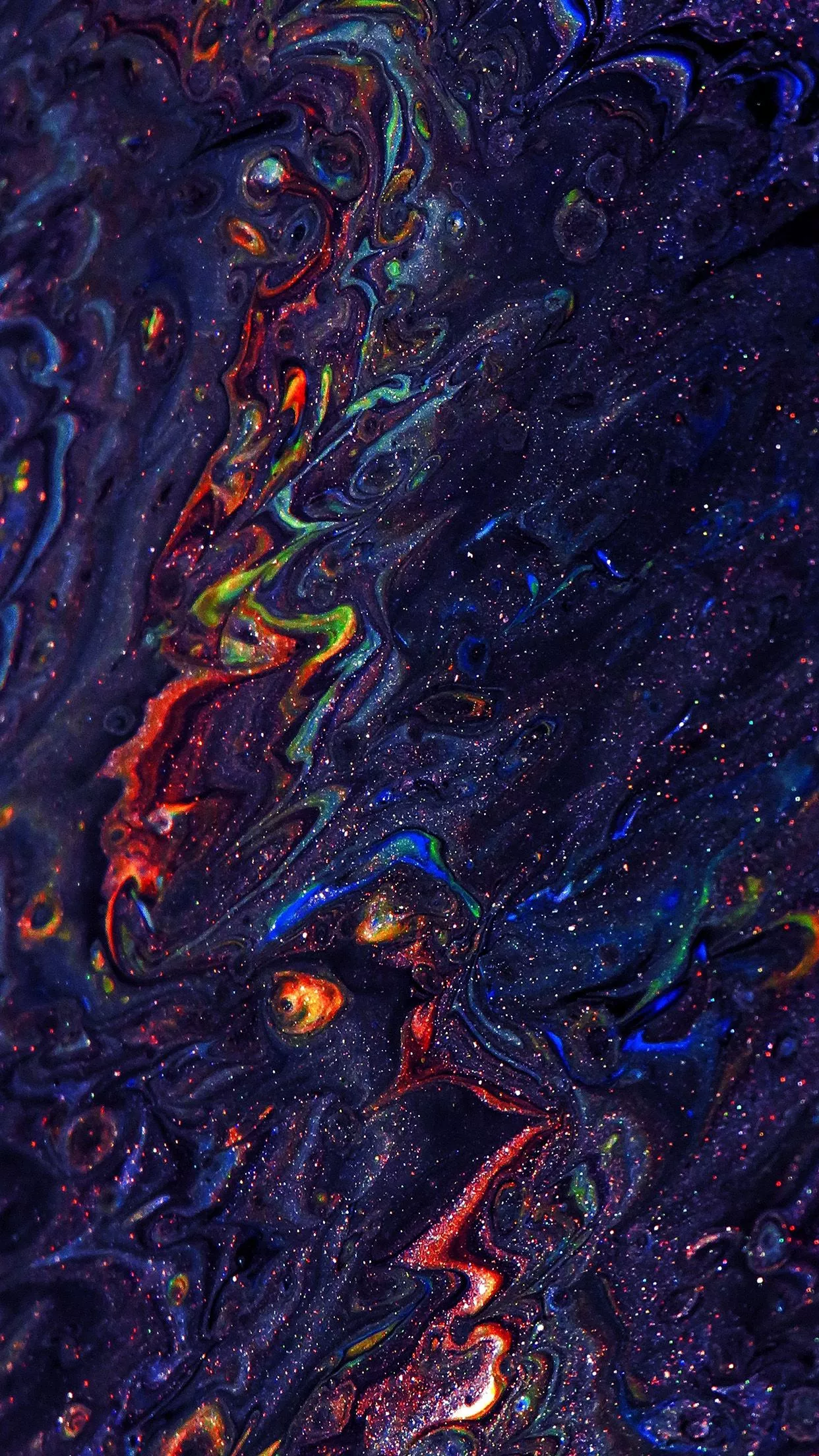 Oil Paint Abstract Pattern